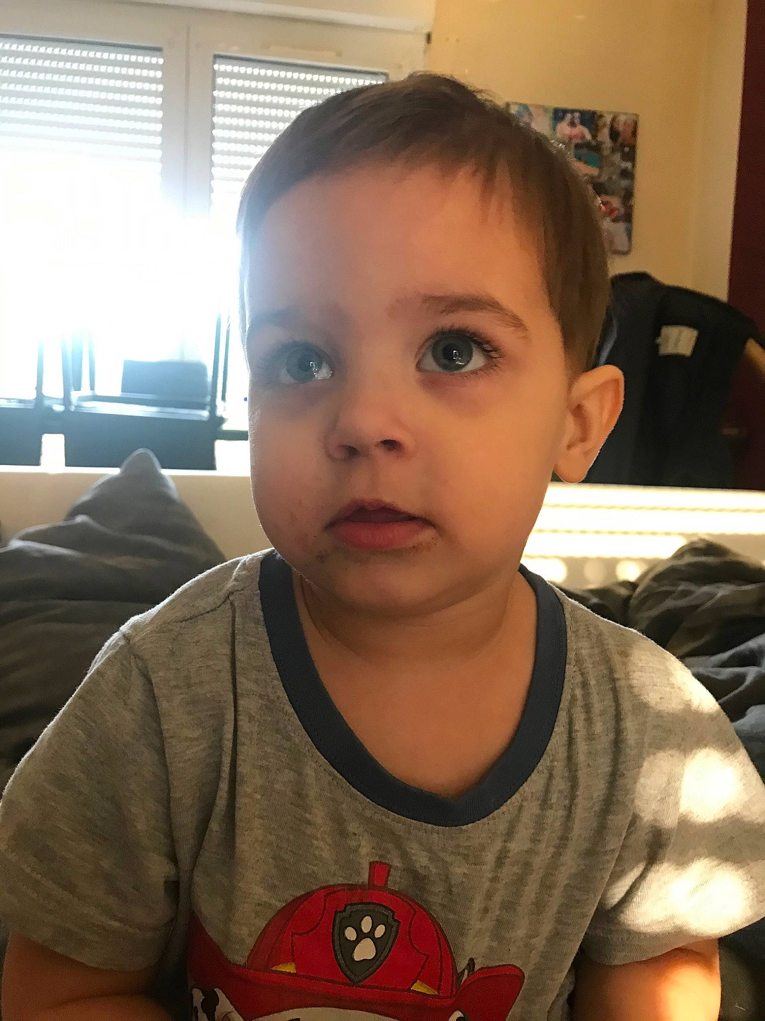 Manolo participe au concours pour gagner de l'argent avec cette photo : cheek, child, chin, cool, ear, eye, eyebrow, face, forehead, hair, head, jaw, lip, mouth, nose, person, selfie, skin, smile, toddler