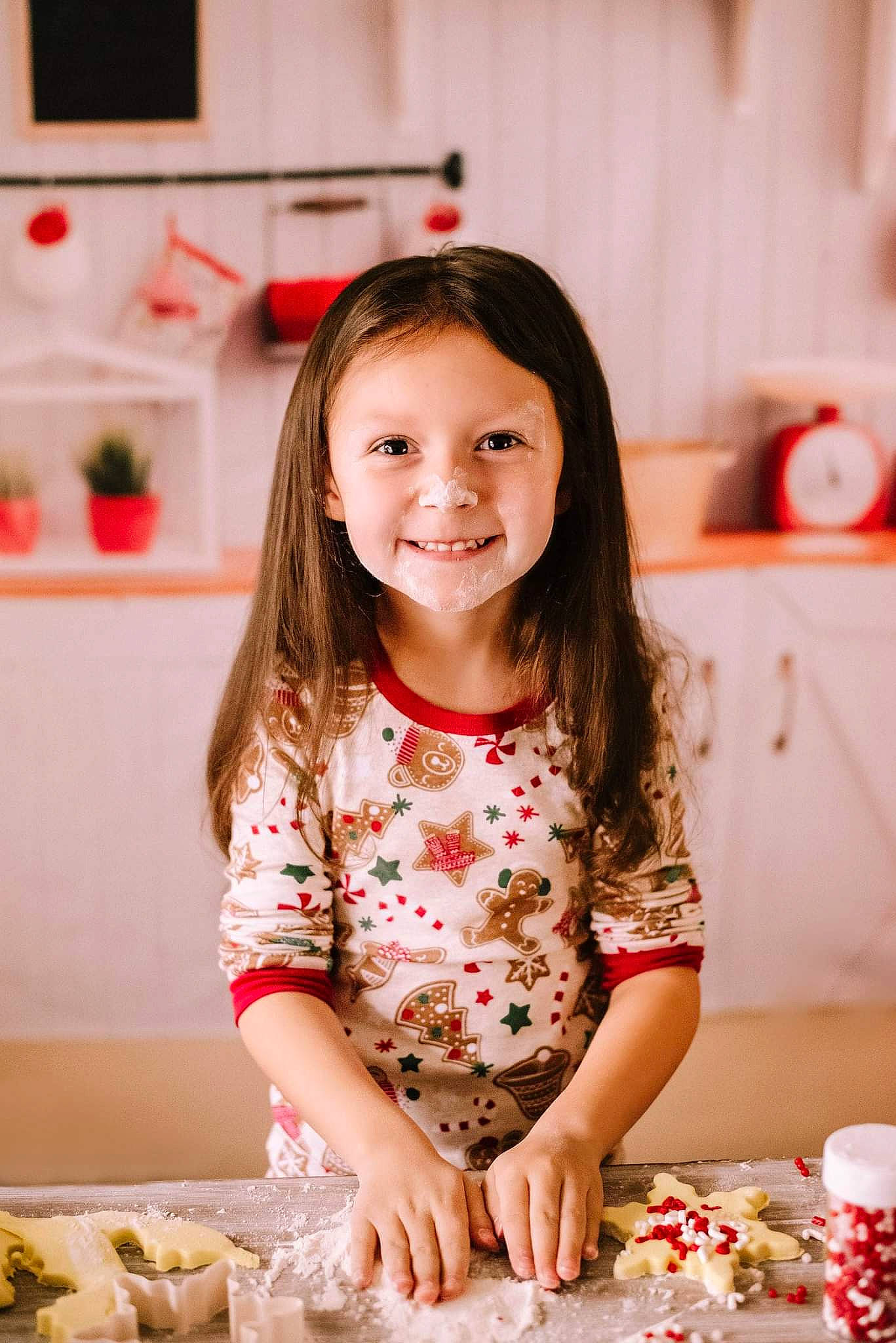 Jemma is registered to the contest to win money with this photo: baking, beauty, buttercream, child, comfort_food, cooking, cuisine, dress, event, food, fun, happy, icing, joy, person, recipe, room, smile, sweetness, table