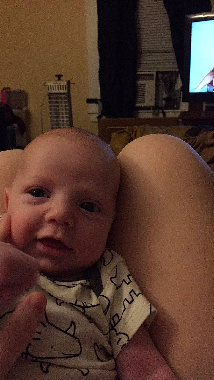 Jeffery is registered to the contest to win money with this photo: baby, baby_toddler_clothing, cheek, chin, comfort, ear, eye, eyebrow, eyelash, facial_expression, finger, happy, iris, lip, mammal, mouth, muscle, neck, nose, person