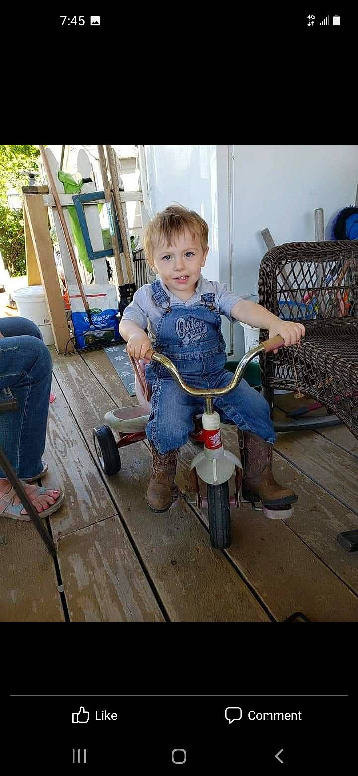 Colton joined the competition — help win amazing prizes! baby_products, chair, child, electric_blue, flooring, fun, furniture, happy, joy, leg, leisure, outdoor_furniture, person, recreation, room, sandal, shoe, sitting, smile, sneakers