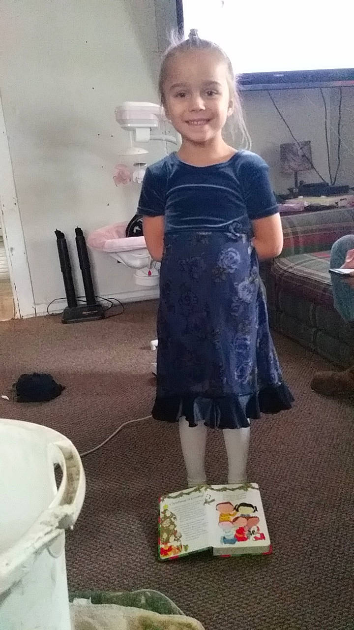 Samantha Leighann joined the competition — help win amazing prizes! arm, child, clothing, day, dress, fun, girl, joy, leg, person, product, shoulder, standing, textile, toddler