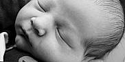 Wayland joined the competition — help win amazing prizes! newborn, baby, sleeping, face, closeup, blanket, infant, portrait, peaceful, monochrome, black_and_white, soft, skin, head, rest, young, cute, child, tiny, adorable