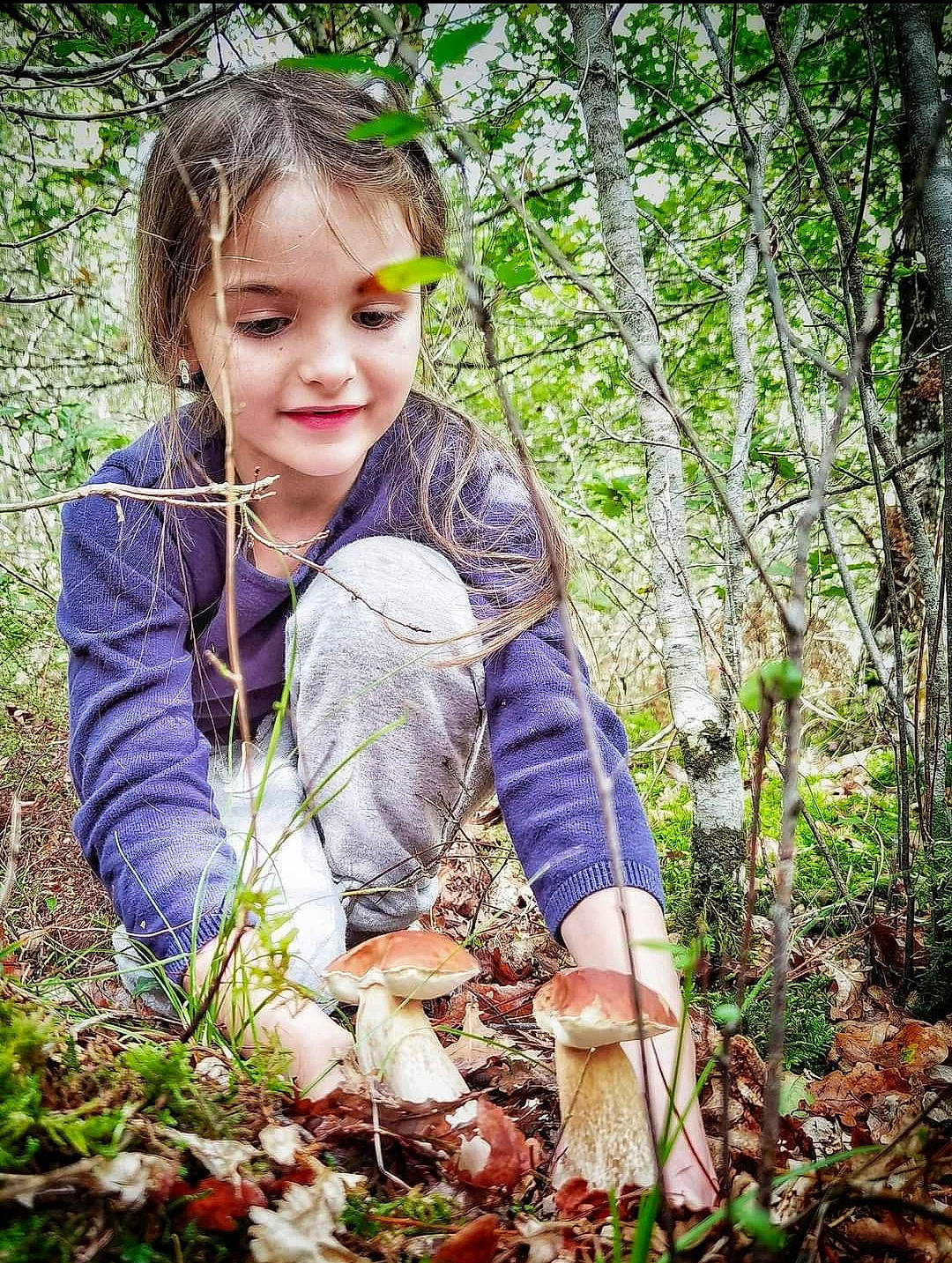 Mont De Marsan participe au concours pour gagner de l'argent avec cette photo : child, deciduous, forest, grass, grass_family, happy, joy, jungle, natural_landscape, northern_hardwood_forest, people_in_nature, person, plant, portrait_photography, sitting, smile, soil, terrestrial_plant, tree, wildflower