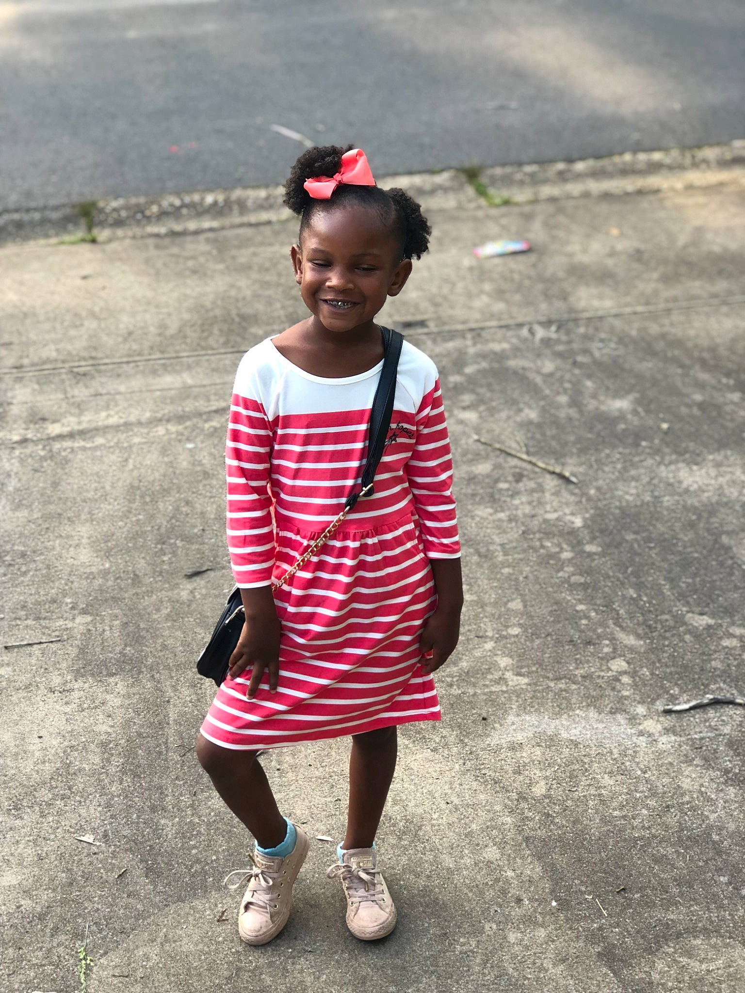 Kaydance joined the competition — help win amazing prizes! asphalt, child, fun, joy, person, photography, pink, play, shoe, street_fashion, t_shirt, toddler, vacation, walking