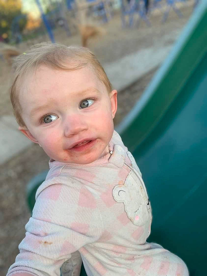 Brooklyn joined the competition — help win amazing prizes! azure, baby, baby_toddler_clothing, cheek, dress, eye, eyebrow, flash_photography, fun, grass, happy, human_body, iris, leisure, lip, nose, person, skin, sleeve, smile