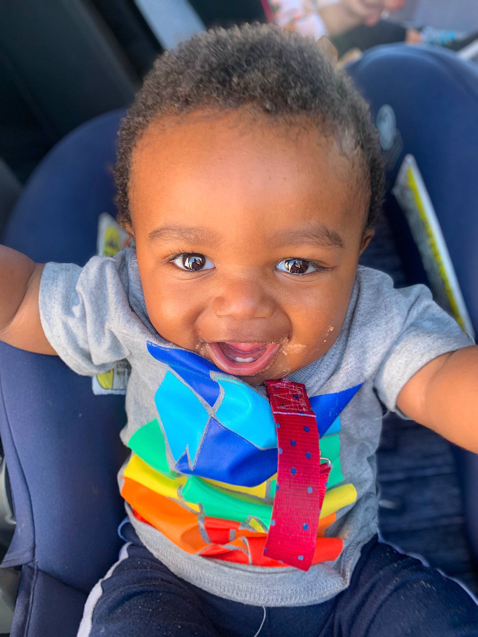 Nazir joined the competition — help win amazing prizes! azure, baby, baby_toddler_clothing, cheek, child, cloud, cool, electric_blue, facial_expression, fun, hairstyle, happy, iris, joy, leisure, mouth, nose, people, person, skin