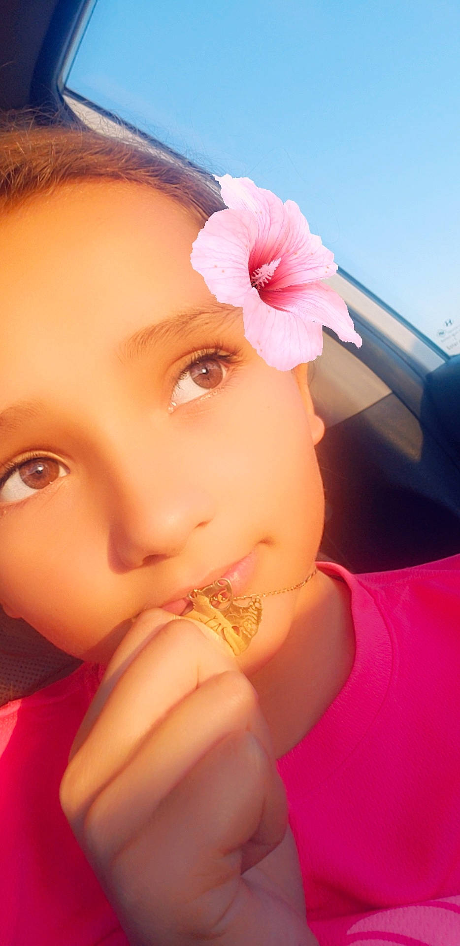 Karissa joined the competition — help win amazing prizes! beauty, cheek, child, child_model, chin, close_up, ear, eye, eyelash, face, forehead, head, lip, mouth, neck, nose, person, pink, skin, throat