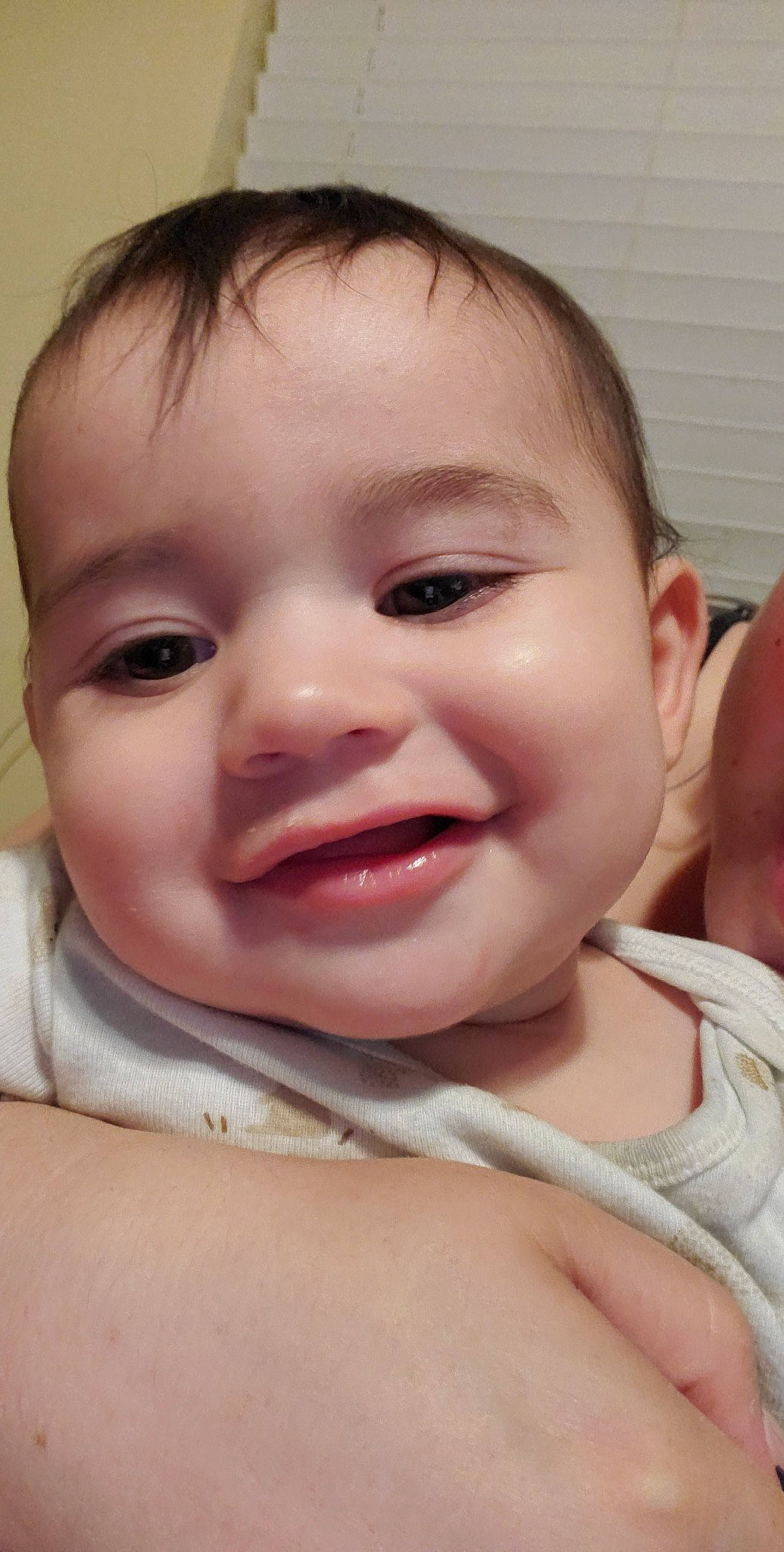 Levi joined the competition — help win amazing prizes! cheek, chin, ear, eyebrow, eyelash, facial_expression, finger, gesture, happy, human_body, iris, jaw, joy, lip, mouth, neck, nose, person, skin, smile