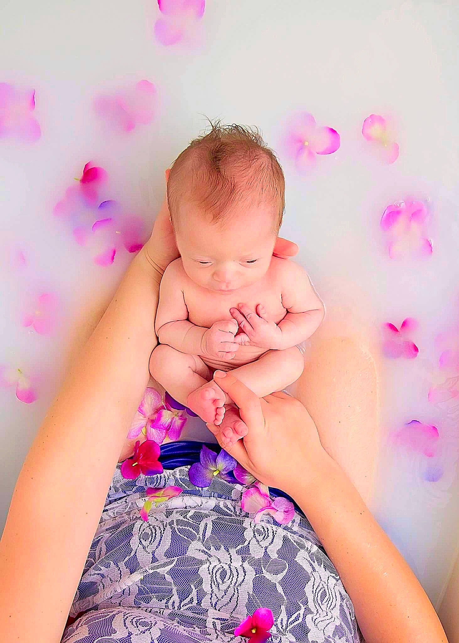 Gracen joined the competition — help win amazing prizes! arm, baby, baby_toddler_clothing, finger, gesture, hairstyle, hand, happy, magenta, muscle, nail, neck, pattern, person, pink, purple, shoulder, skin, thumb, toddler