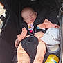 Azzurra a rejoint le concours — aidez-le/la à gagner de superbes lots ! baby, sleeping, stroller, pacifier, blanket, container, drink_bottle, outdoor, child, infant, onesie, harness, seat, relaxing, cute, peaceful, resting, baby_care, transport, black
