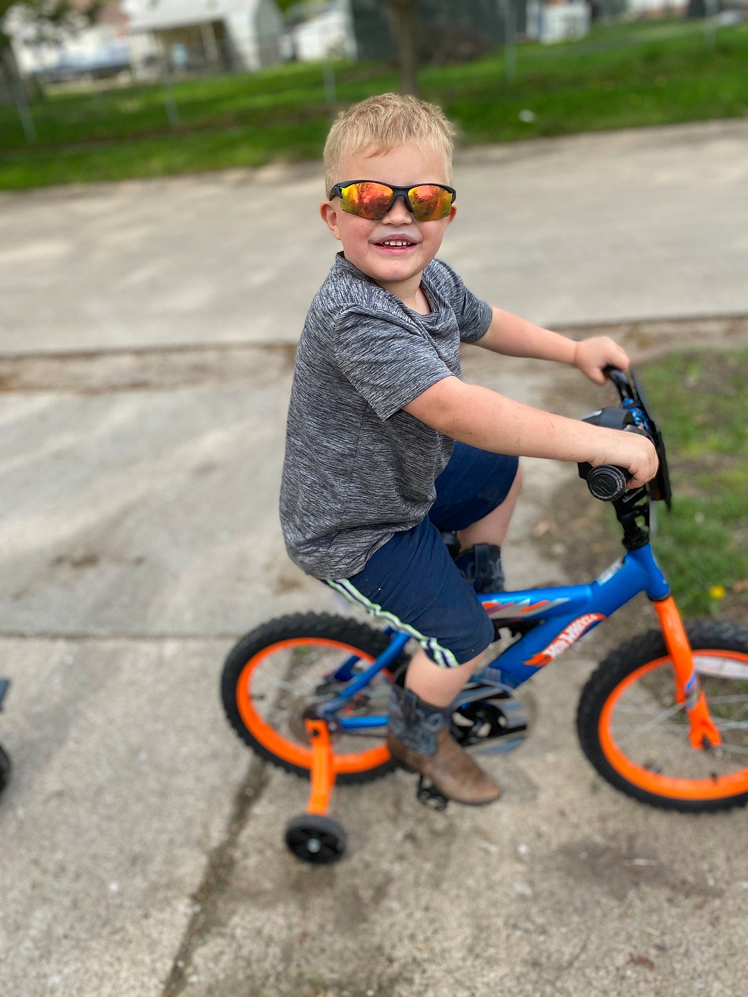 Gannon joined the competition — help win amazing prizes! bicycle, bicycle_accessory, bicycle_drivetrain_part, bicycle_frame, bicycle_pedal, bicycle_tire, bicycle_wheel, bmx_bike, cycling, person, recreation, spoke, sports_equipment, vehicle, wheel