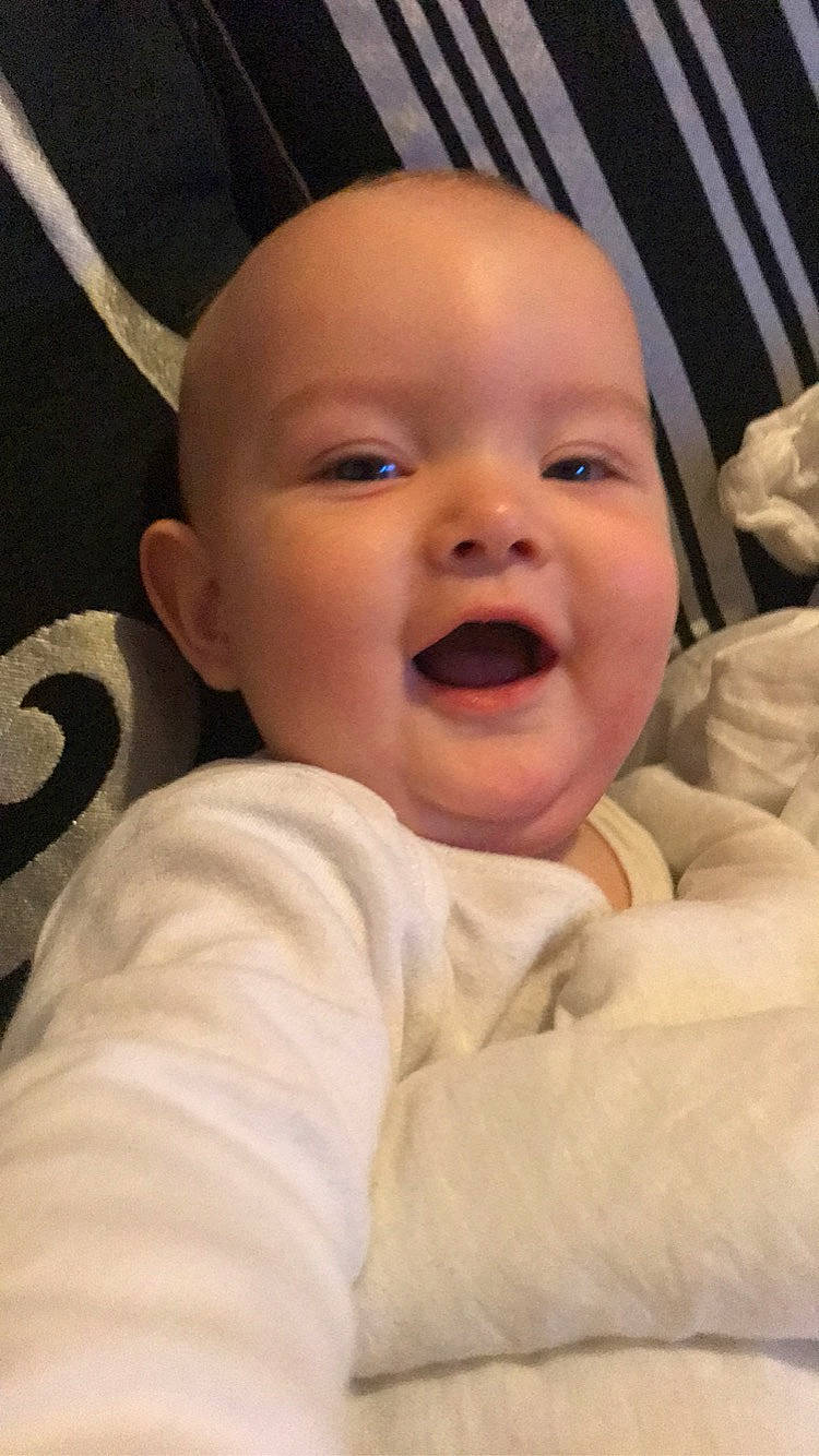 Loki joined the competition — help win amazing prizes! baby, baby_laughing, baby_making_funny_faces, cheek, child, chin, eye, eyebrow, face, facial_expression, forehead, happy, head, laugh, lip, mouth, nose, person, skin, smile