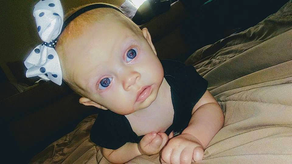 Adalynn joined the competition — help win amazing prizes! cheek, child, ear, eye, face, finger, girl, hair_accessory, hand, happiness, head, human_hair_color, infant, iris, mouth, nose, person, product, skin, smile