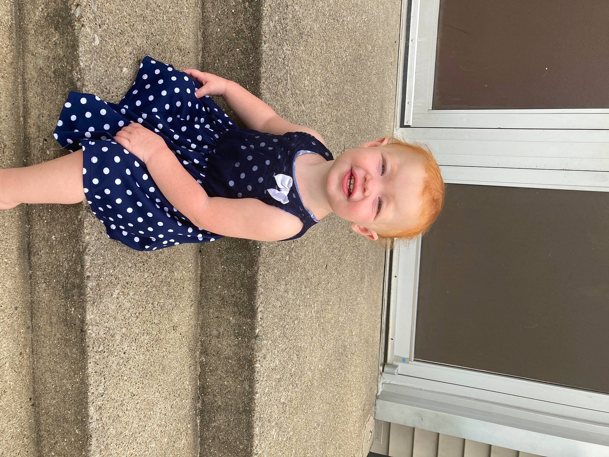 Rylah joined the competition — help win amazing prizes! baby, baby_toddler_clothing, child, comfort, elbow, electric_blue, flooring, human_body, human_leg, joy, knee, leg, pattern, person, room, sleeve, smile, standing, thigh, toddler