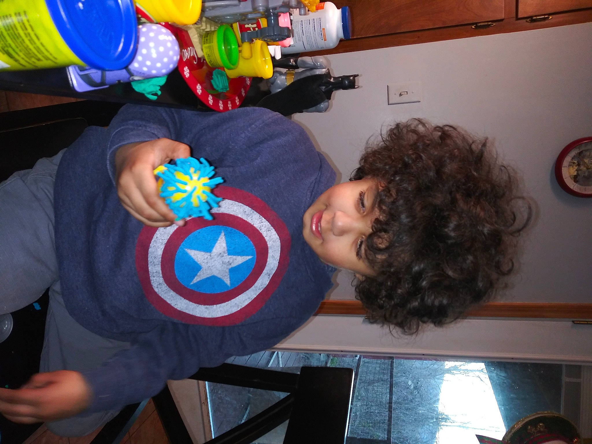 George is registered to the contest to win money with this photo: captain_america, fictional_character, person, superhero