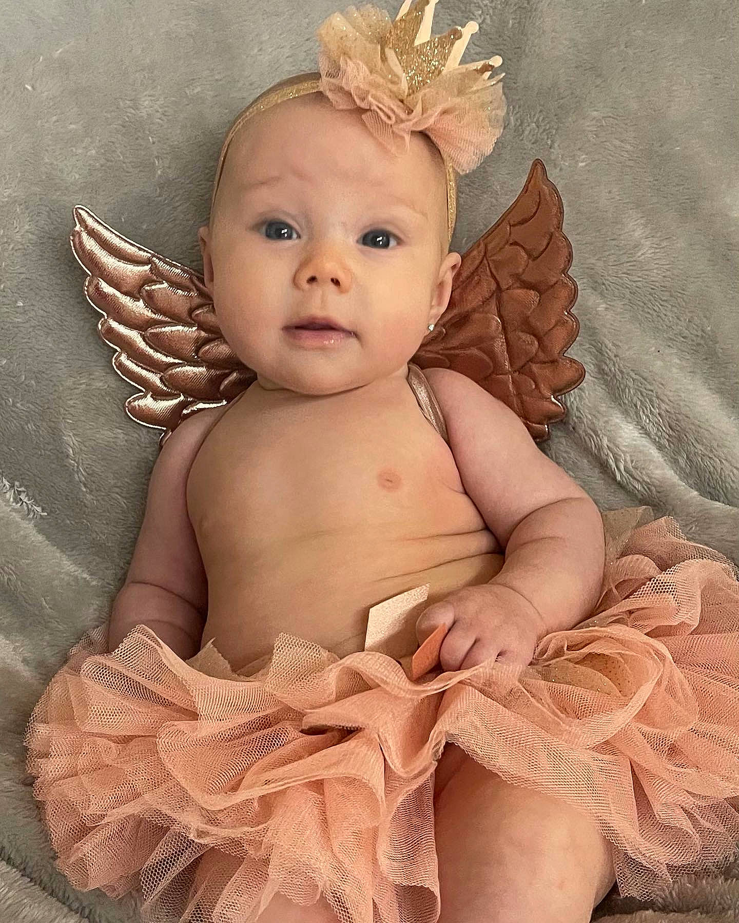 Blakelynn joined the competition — help win amazing prizes! arm, baby, baby_toddler_clothing, cheek, chest, ear, eye, eyelash, face, hand, happy, head, headgear, headpiece, iris, jewellery, person, pink, skin, stomach