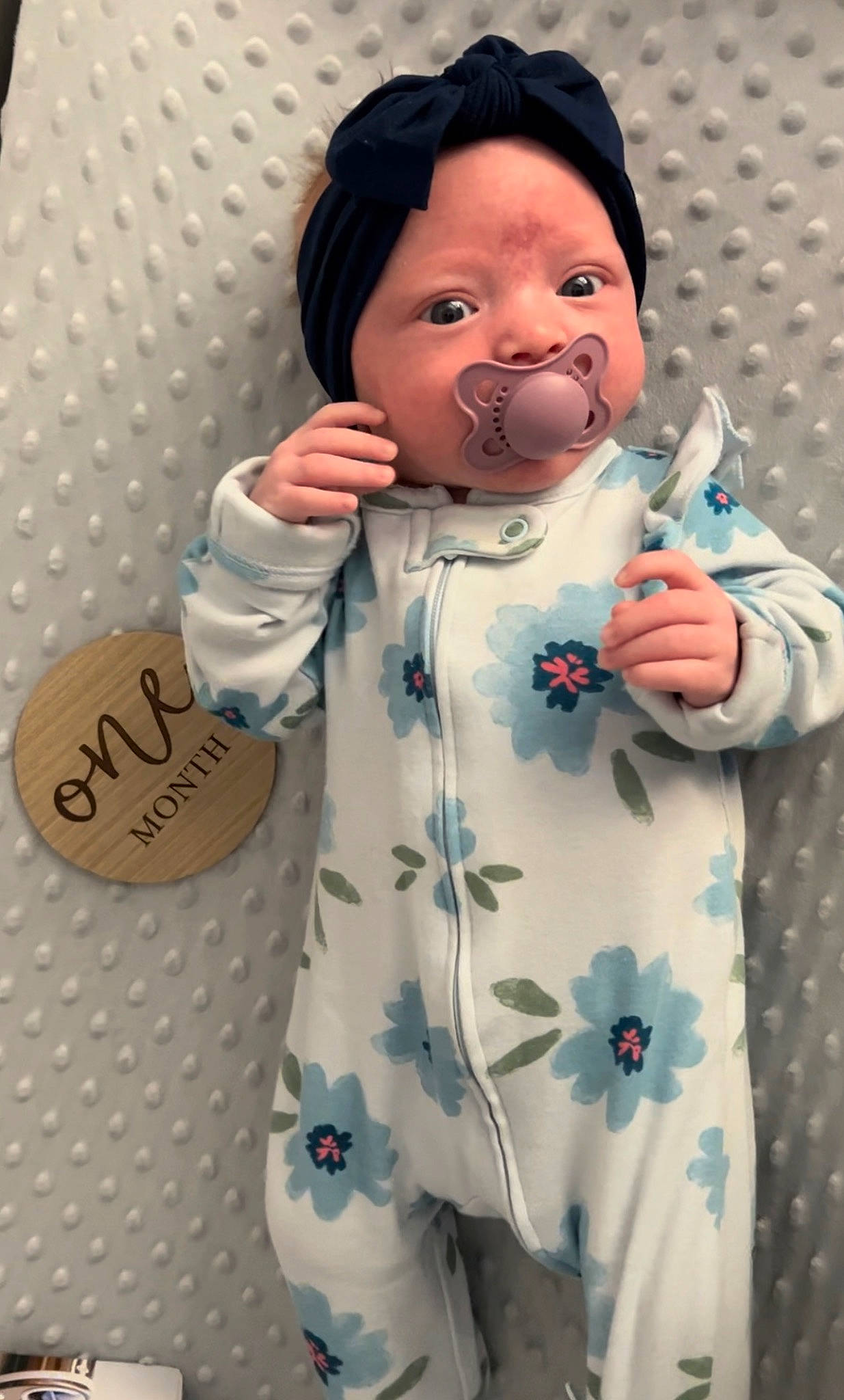 Jane joined the competition — help win amazing prizes! baby, baby_products, baby_toddler_clothing, beard, button, child, dress, gesture, happy, linens, moustache, outerwear, pattern, person, pink, skin, sleeve, t_shirt, textile, toddler