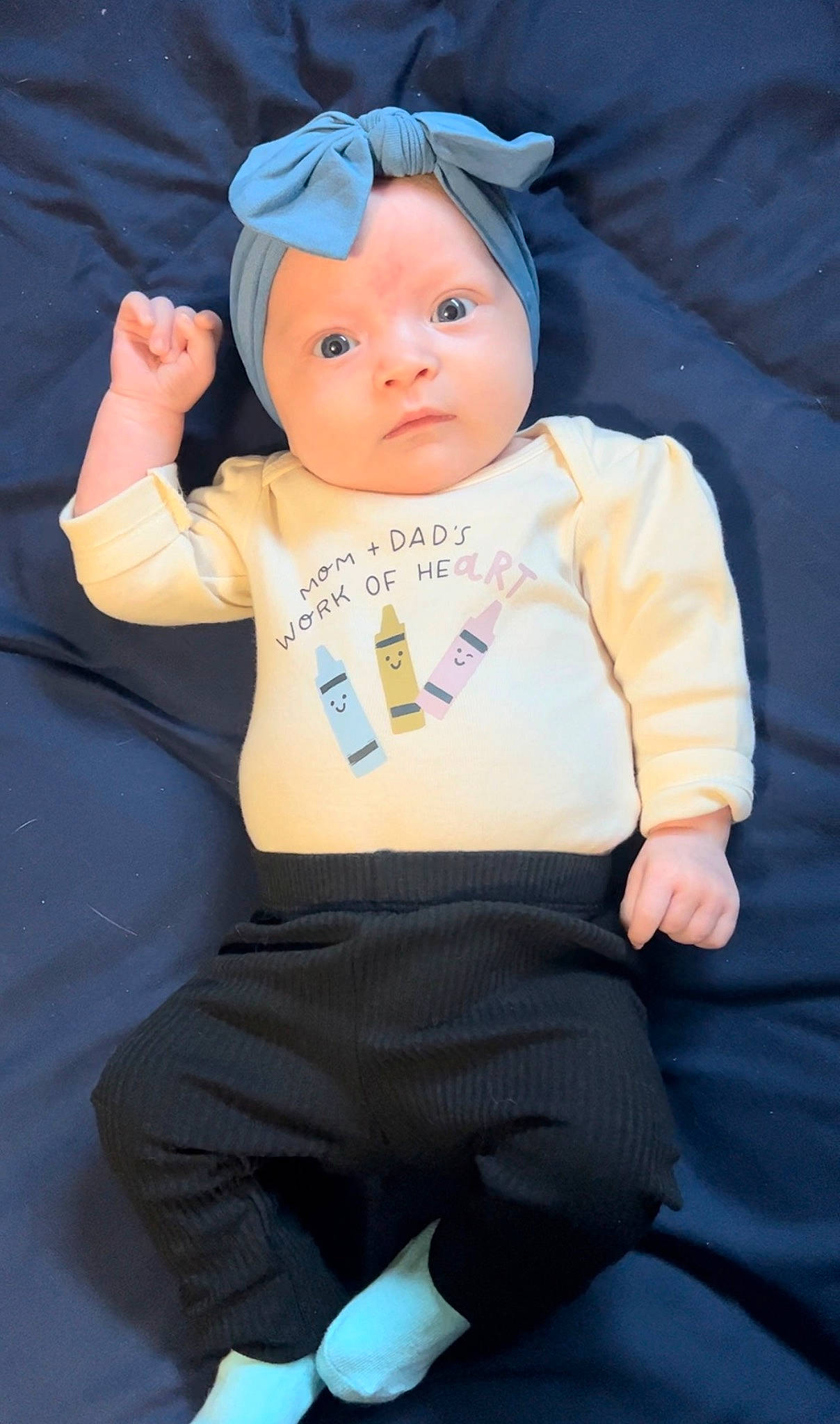 Jane joined the competition — help win amazing prizes! azure, baby, baby_toddler_clothing, cap, cheek, child, clothing, electric_blue, eye, fashion_accessory, happy, hat, head, headgear, headwear, person, pink, product, skin, sleeve