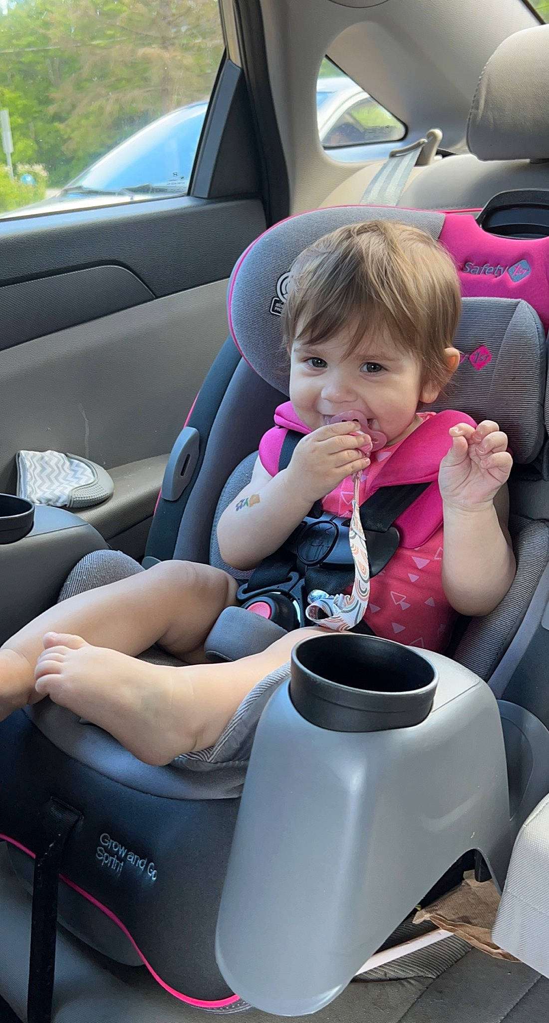 Kaelynn joined the competition — help win amazing prizes! auto_part, automotive_design, automotive_exterior, automotive_tire, automotive_wheel_system, car, car_seat, car_seat_cover, comfort, dress, family_car, head_restraint, motor_vehicle, person, personal_luxury_car, plant, steering_part, steering_wheel, toddler, vehicle