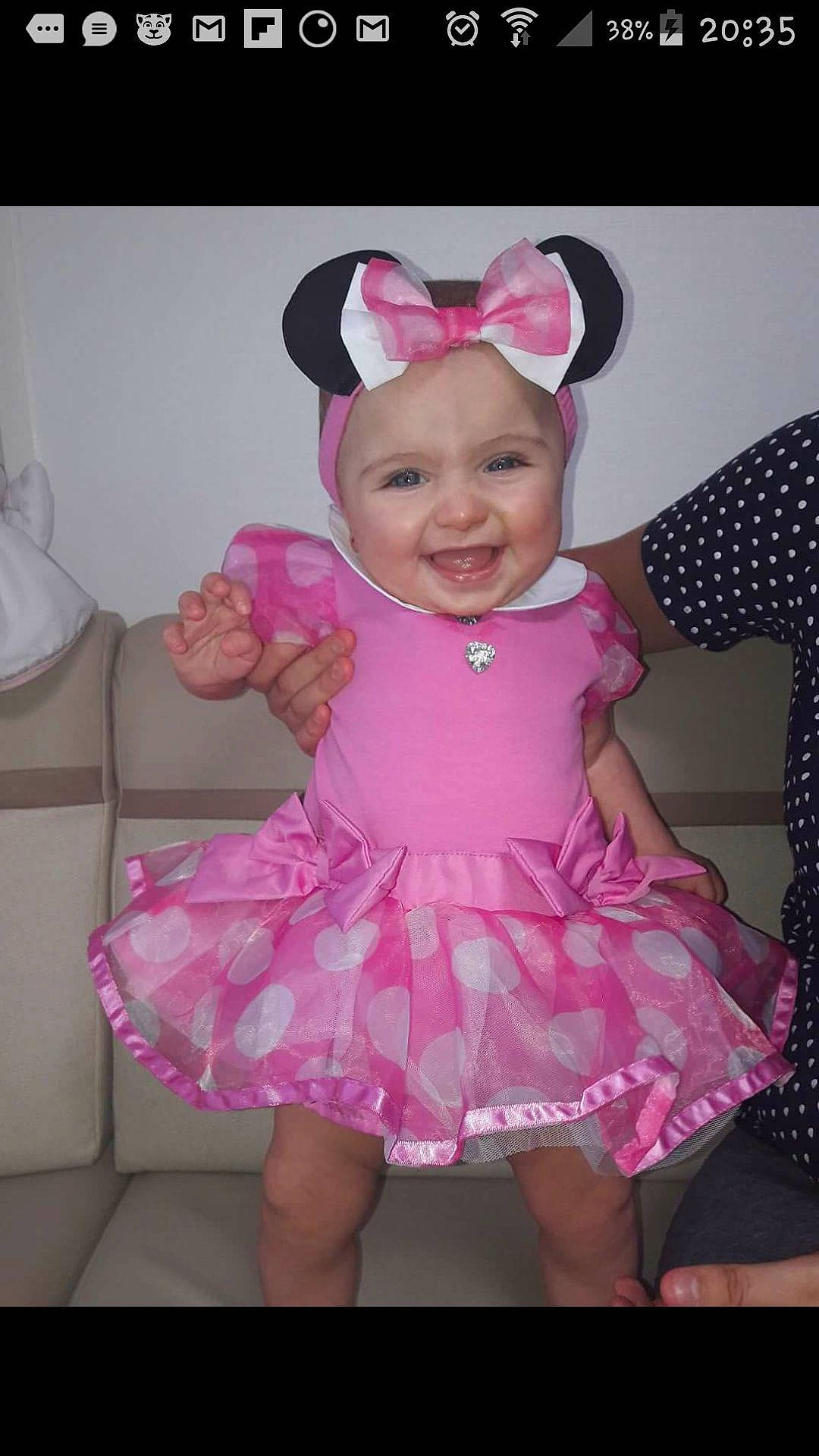 Kalyana participe au concours pour gagner de l'argent avec cette photo : ballet_tutu, child, clothing, costume, dance_dress, day, design, fun, girl, hair_accessory, infant, joy, magenta, person, pink, product, skin, smile, textile, toddler