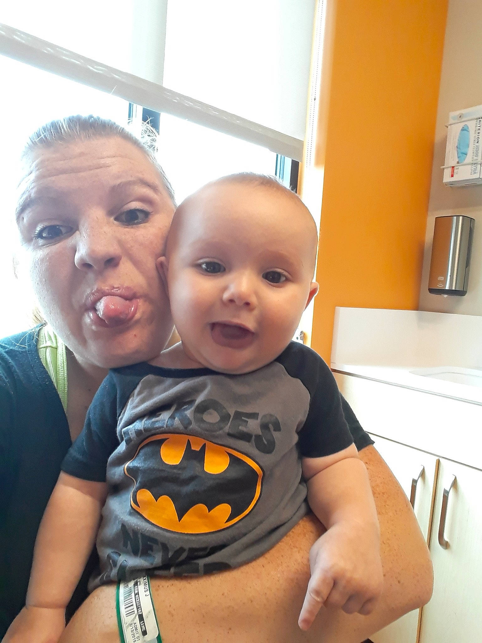 Bentlee joined the competition — help win amazing prizes! baby, batman, cheek, child, cool, eye, face, forehead, fun, hairstyle, head, leg, male, people, person, selfie, skin, smile, toddler, vacation