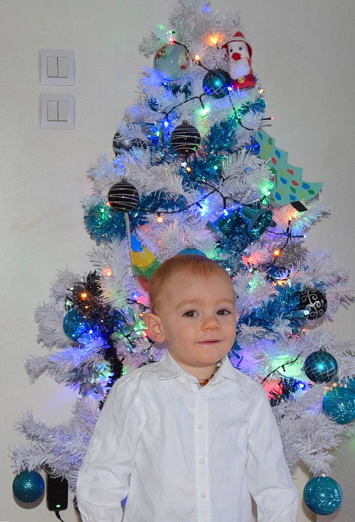 Tiago participe au concours pour gagner de l'argent avec cette photo : blue, christmas, christmas_decoration, christmas_ornament, christmas_tree, conifer, decor, event, fir, holiday, person, spruce, tree