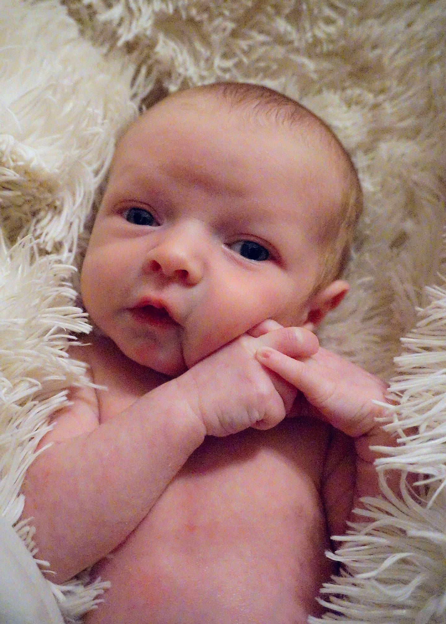 Sullivan joined the competition — help win amazing prizes! cheek, child, ear, face, finger, hand, head, human_hair_color, infant, iris, lip, mouth, nose, person, skin, smile, toddler