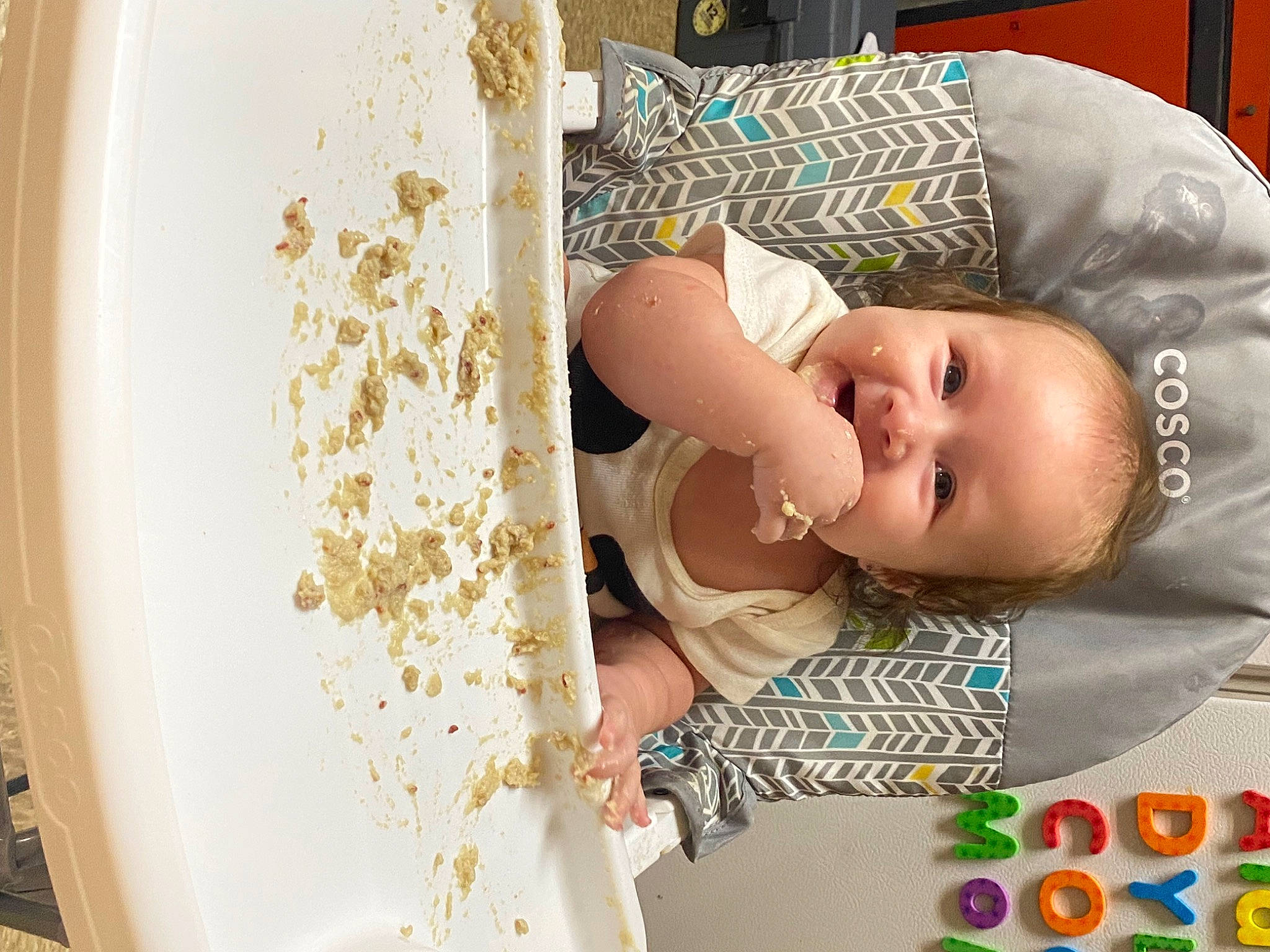 Nayla is registered to the contest to win money with this photo: baby, baby_laughing, baby_toddler_clothing, beauty, cheek, child, dishware, eye, food, hand, happy, pattern, person, plate, recipe, serveware, skin, smile, tableware, textile