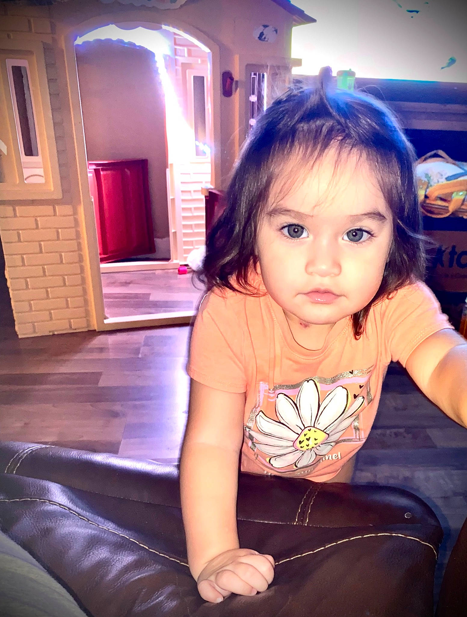 Aaliyah joined the competition — help win amazing prizes! black_hair, blue, cheek, chin, cool, eyebrow, eyelash, finger, flash_photography, happy, iris, mouth, neck, nose, person, purple, shoulder, skin, sleeve, standing