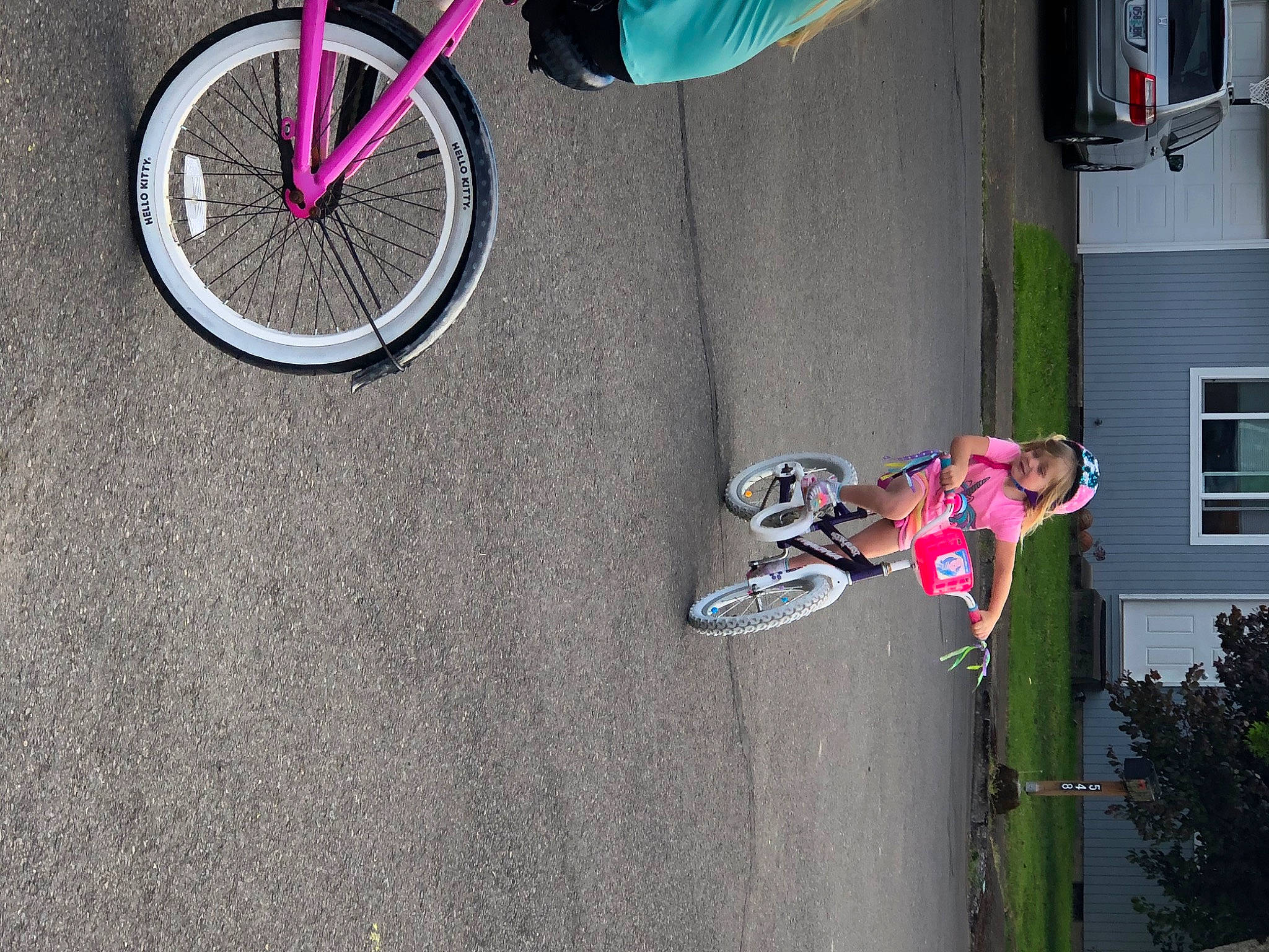Shaylee joined the competition — help win amazing prizes! automotive_wheel_system, bicycle, bicycle_accessory, bicycle_drivetrain_part, bicycle_motocross, bicycle_pedal, bicycle_tire, bicycle_wheel, bmx_bike, concrete, cycle_sport, cycling, freestyle_bmx, person, pink, recreation, road_bicycle, spoke, sports_equipment, vehicle