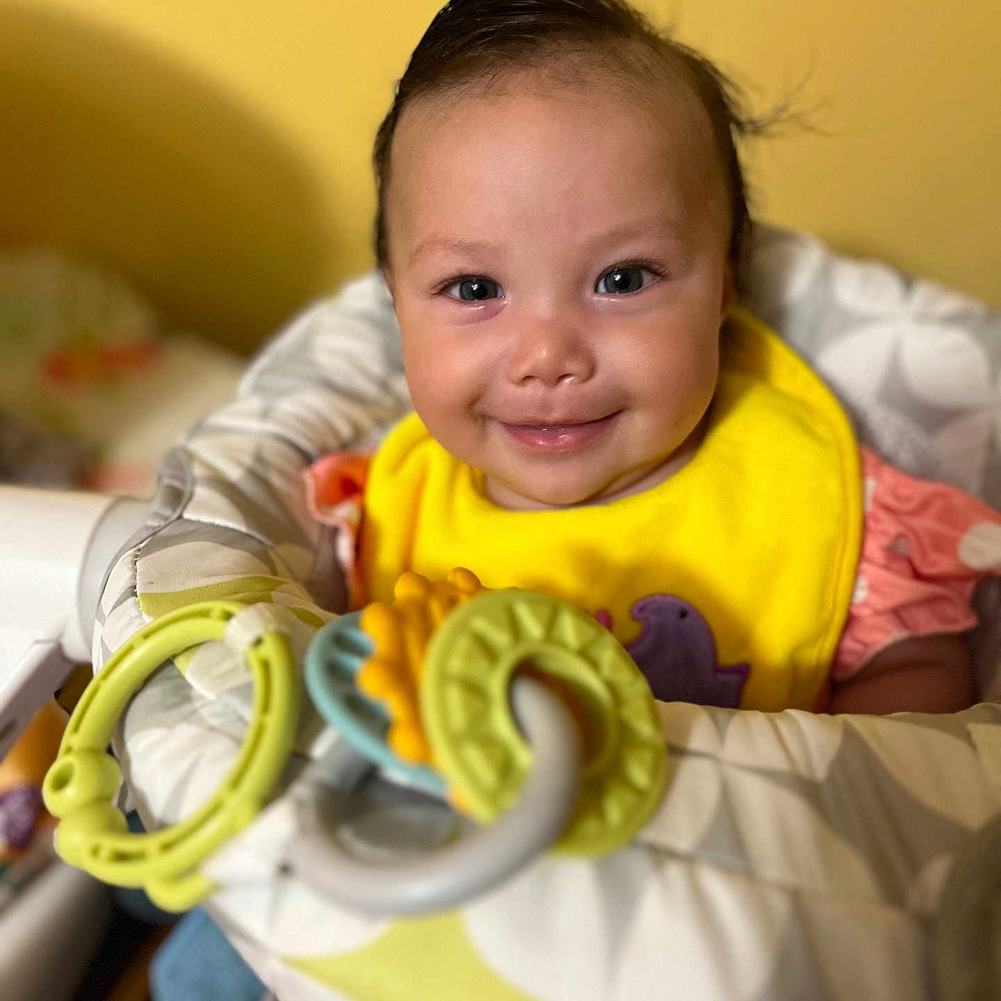 Corianne is registered to the contest to win money with this photo: architecture, baby, bib, blanket, bodypart, building, cushion, face, finger, furniture, hand, happy, head, homedecor, hospital, newborn, person, photography, portrait, smile