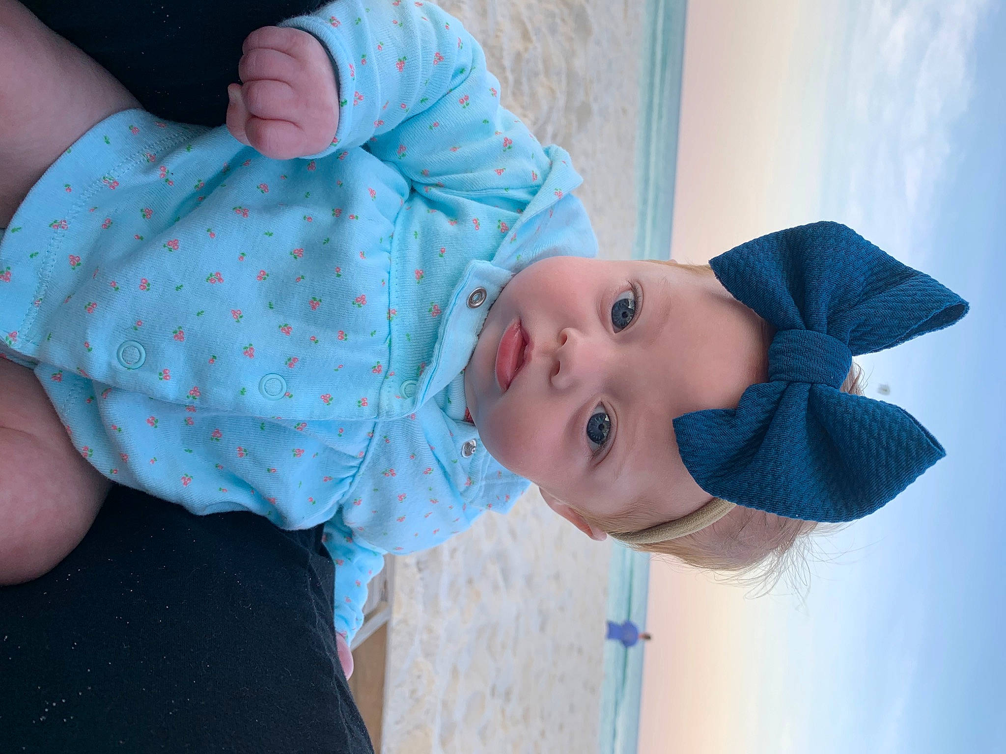 Annaleigh joined the competition — help win amazing prizes! baby, blue, cheek, child, finger, hand, headwear, nose, person, skin, toddler