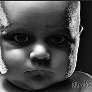Shaytancornelius Ii joined the competition — help win amazing prizes! baby, close_up, black_and_white, face, portrait, child, intense_look, dramatic_lighting, skin_texture, head, expression, monochrome, innocence, young_child, studio_lighting, serious, eyes, human, person, photography