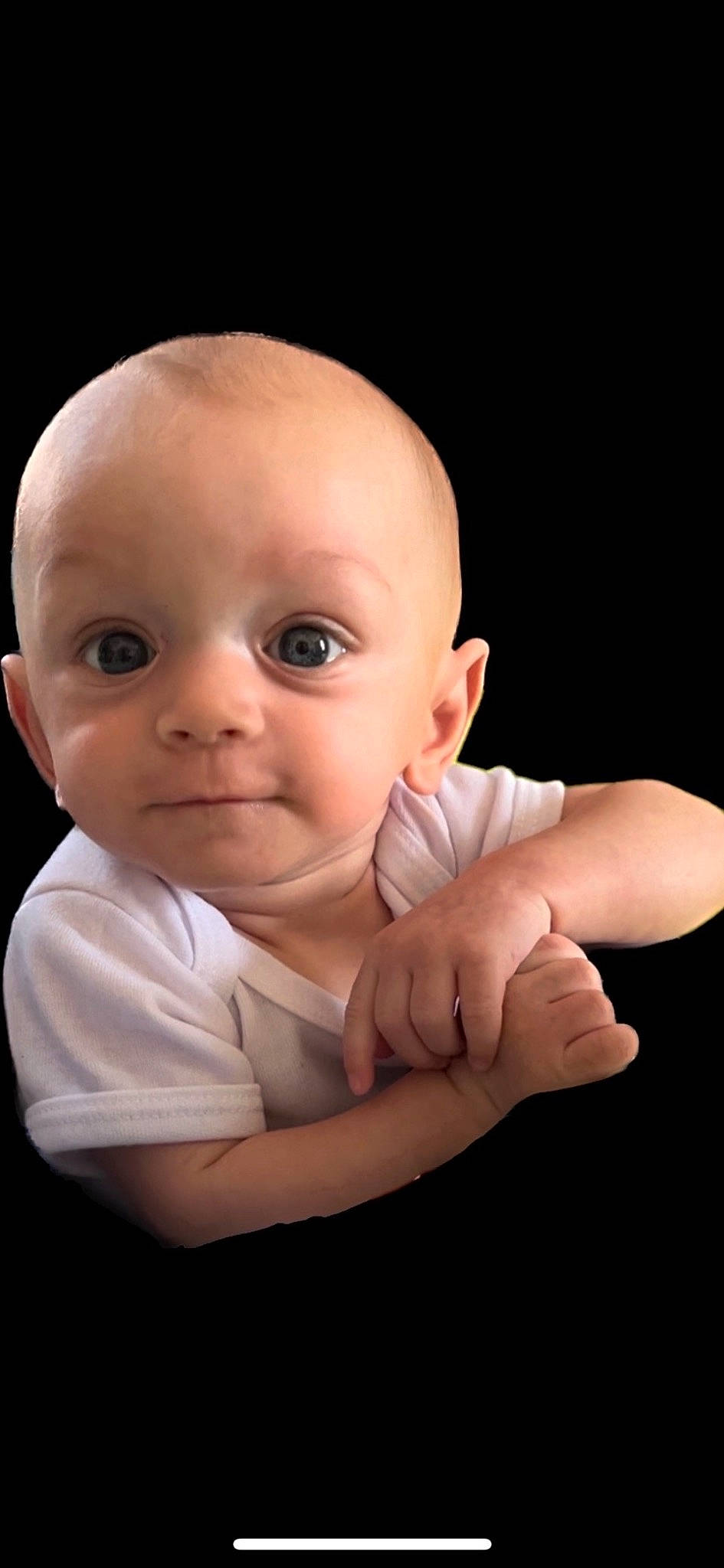 Rió joined the competition — help win amazing prizes! baby, baby_toddler_clothing, cheek, child, chin, comfort, darkness, elbow, flash_photography, gesture, iris, lip, nail, person, portrait_photography, sitting, skin, sleeve, thumb, toddler