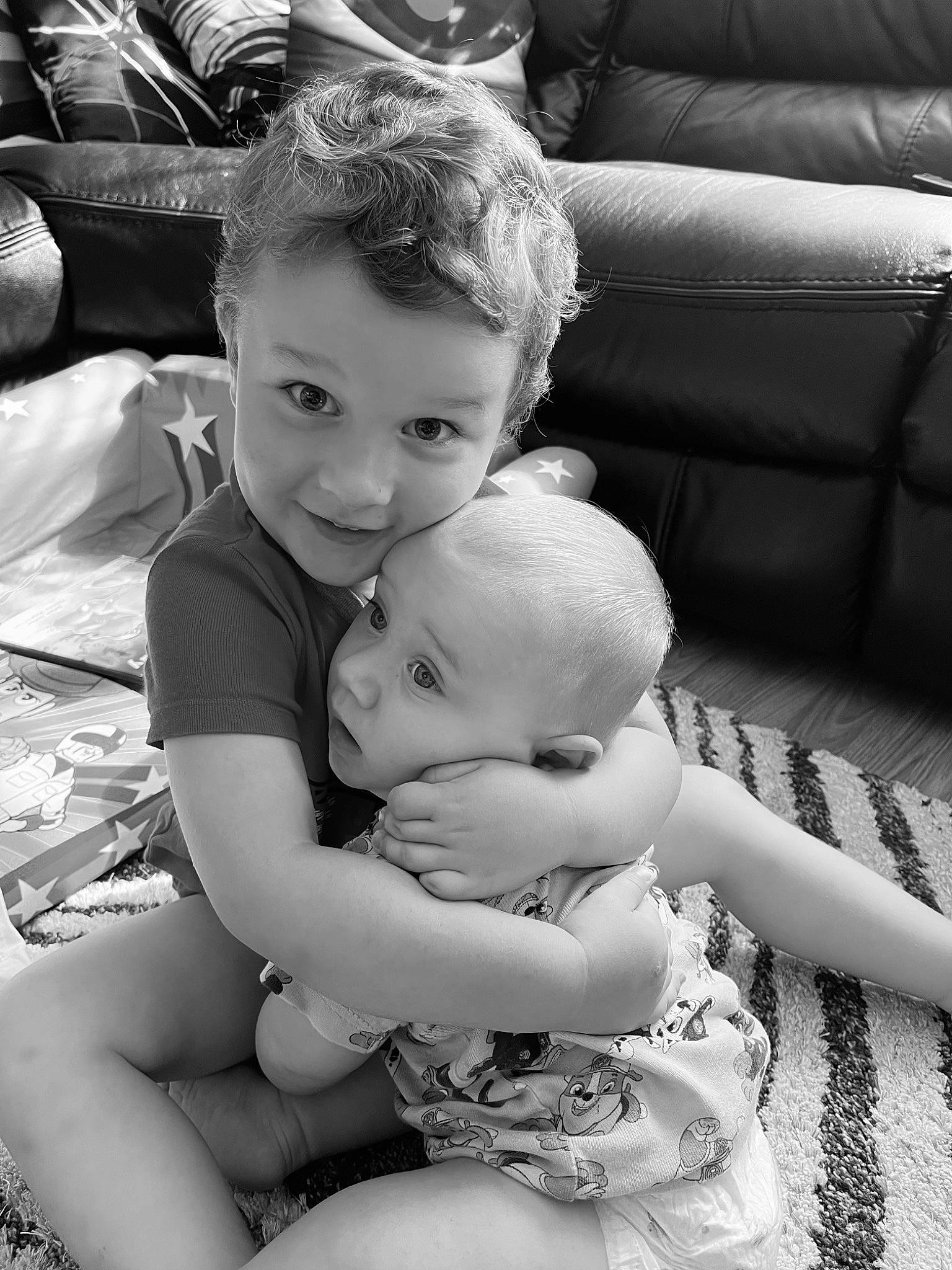 Miko?aj joined the competition — help win amazing prizes! baby, black, black_and_white, cheek, eye, face, flash_photography, hair, happy, head, human_body, iris, monochrome, people, person, photograph, skin, smile, style, toddler