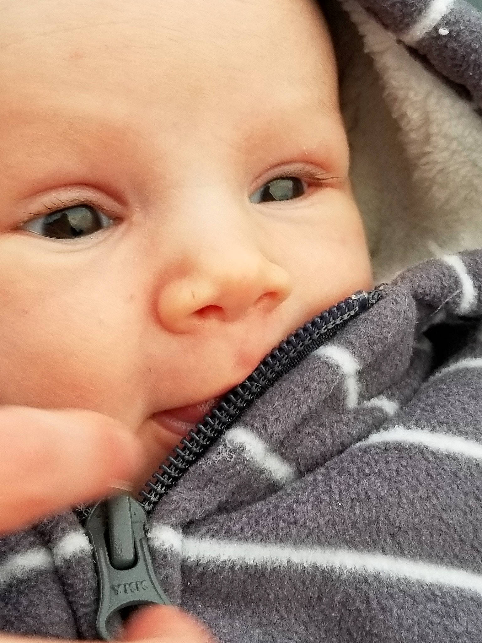 Hunter joined the competition — help win amazing prizes! baby, beauty, cheek, child, chin, close_up, eye, eyebrow, face, finger, forehead, hand, head, lip, mouth, nose, person, skin, smile, thumb
