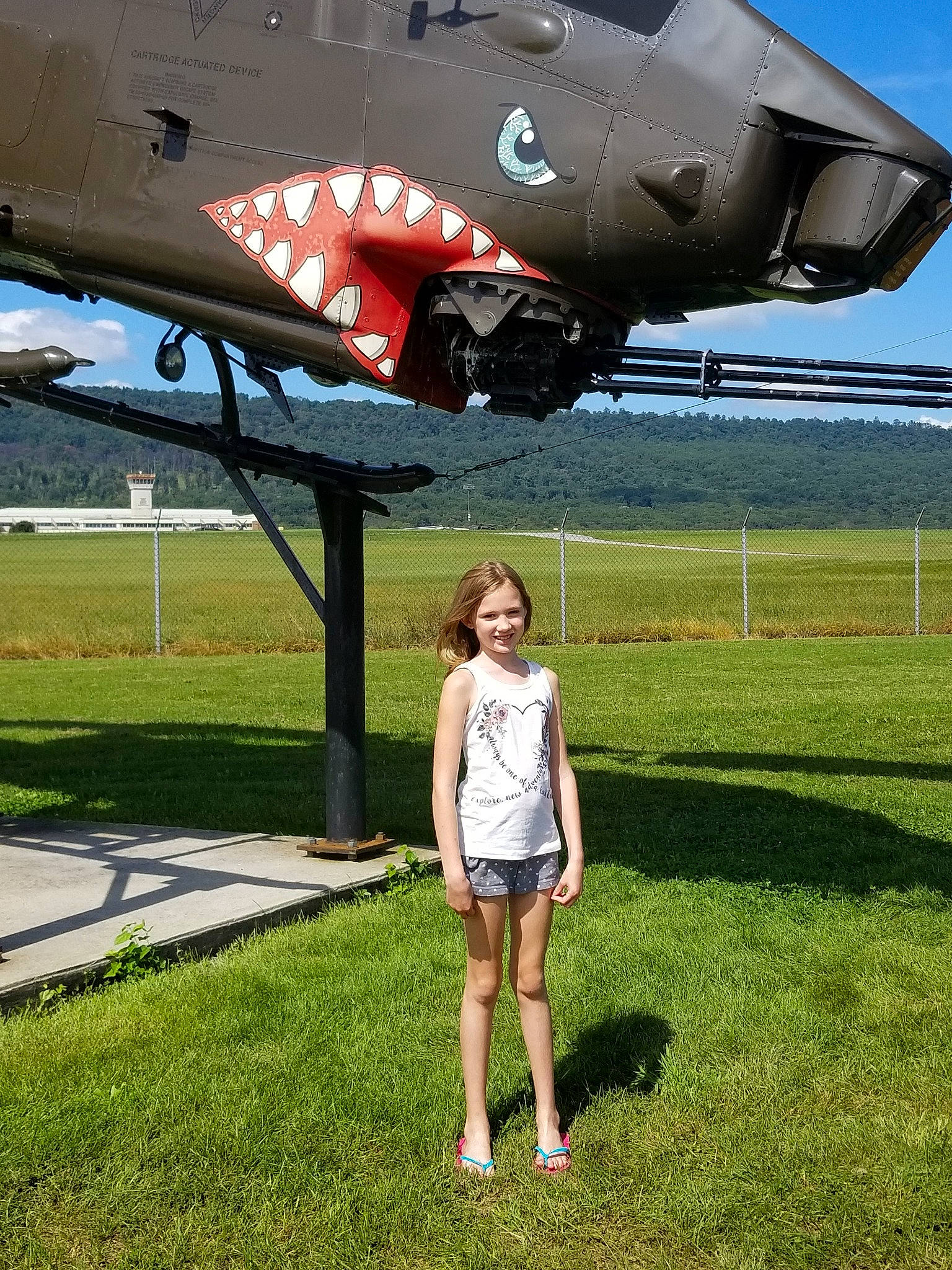 Vivianna joined the competition — help win amazing prizes! aerospace_engineering, aircraft, airplane, aviation, ground_attack_aircraft, joy, person, vehicle