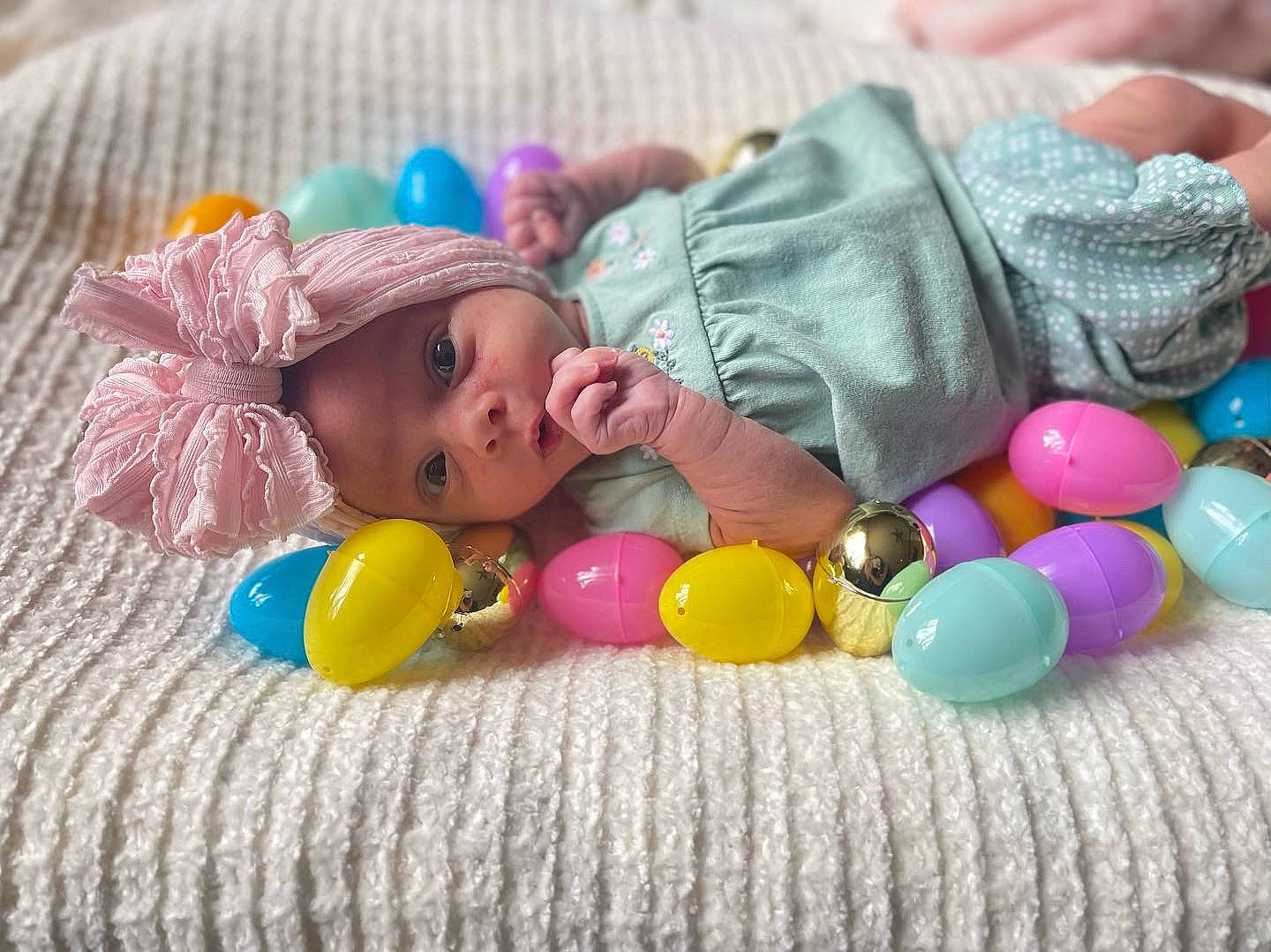 Eleanor joined the competition — help win amazing prizes! baby, baby_products, baby_toddler_clothing, baby_toys, beauty, child, event, facial_expression, fun, happy, head, people, person, pink, play, product, skin, sweetness, textile, toddler