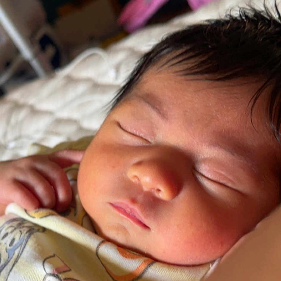 Winora joined the competition — help win amazing prizes! baby, newborn, sleeping, closeup, face, hand, skin, infant, peaceful, soft_lighting, portrait, cute, child, rest, cozy, clothing, indoors, human, toddler, young