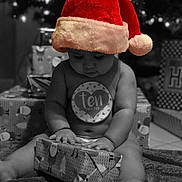 Arianny joined the competition — help win amazing prizes! black_and_white, child, christmas, fun, hand, headgear, holiday, human, infant, smile, toddler