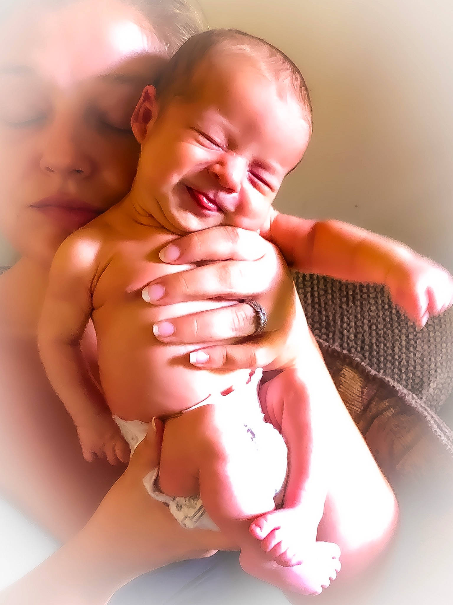 Ronan joined the competition — help win amazing prizes! baby, birth, cheek, child, face, facial_expression, finger, gesture, hand, happy, mouth, muscle, person, pink, skin, smile, thumb, toddler