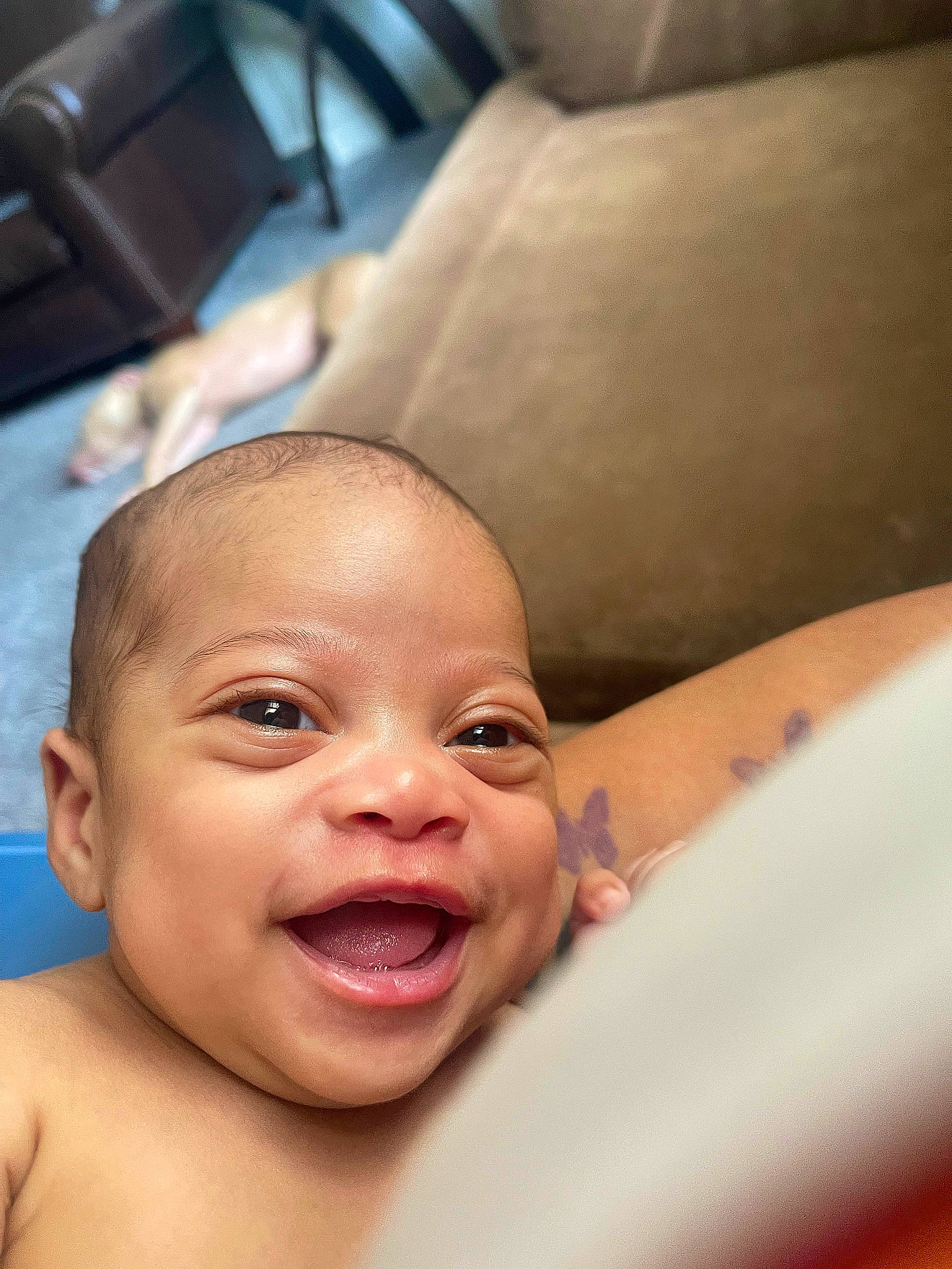 Calliopé joined the competition — help win amazing prizes! baby, baby_bathing, cheek, comfort, eye, eyebrow, eyelash, face, forehead, gesture, happy, iris, jaw, lip, mouth, nose, person, skin, smile, toddler