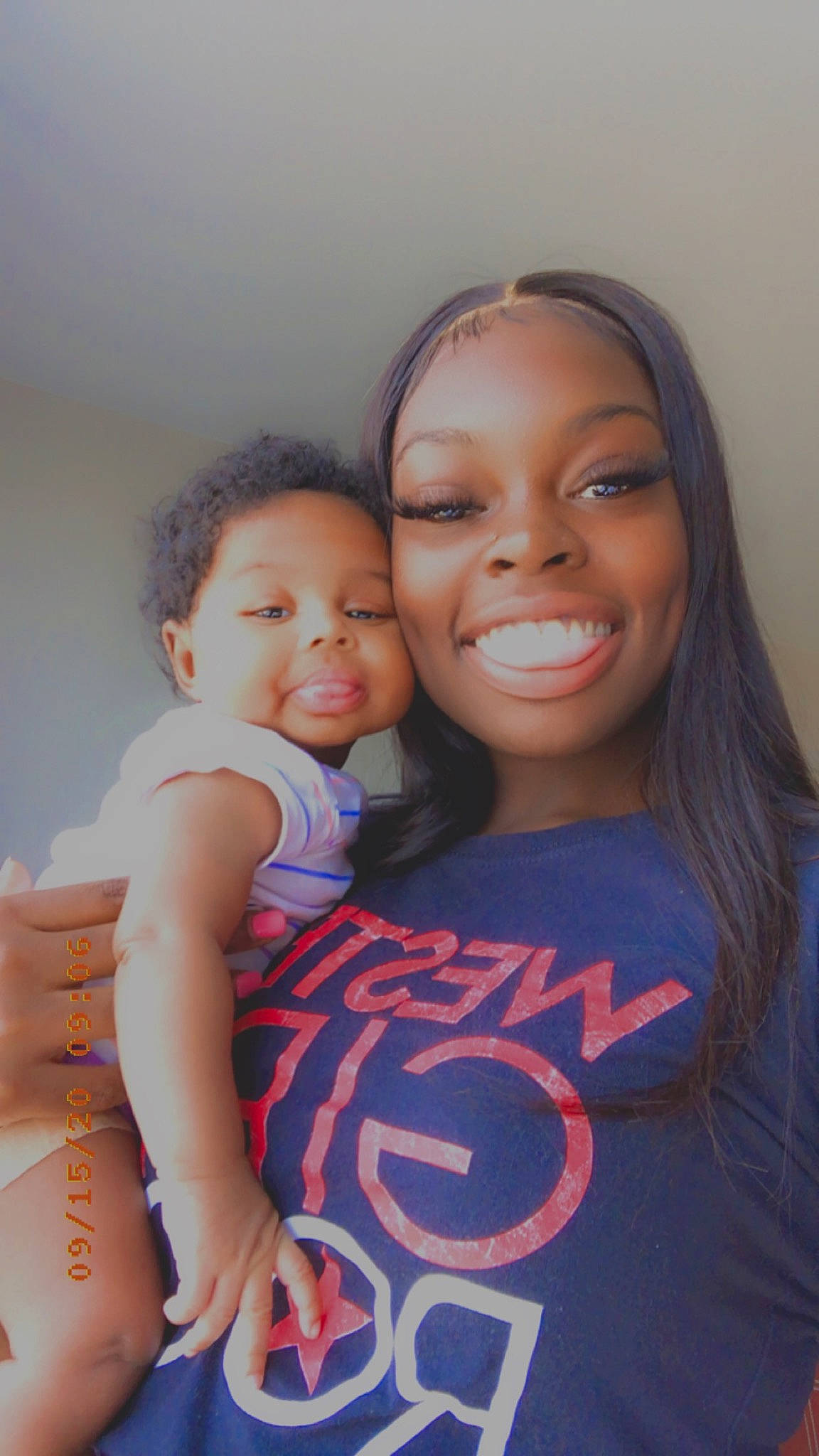 Milan is registered to the contest to win money with this photo: baby, baby_toddler_clothing, cheek, child, eye, eyelash, facial_expression, finger, forehead, happy, head, hug, interaction, iris, joy, lip, love, mouth, nose, person