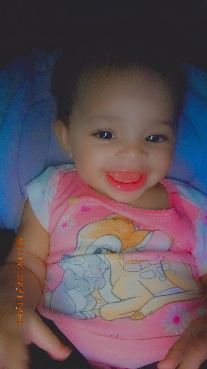 Xyla joined the competition — help win amazing prizes! arm, baby, baby_toddler_clothing, cheek, chin, eye, eyebrow, flash_photography, gesture, happy, human_body, iris, joy, lip, mouth, neck, nose, person, pink, skin