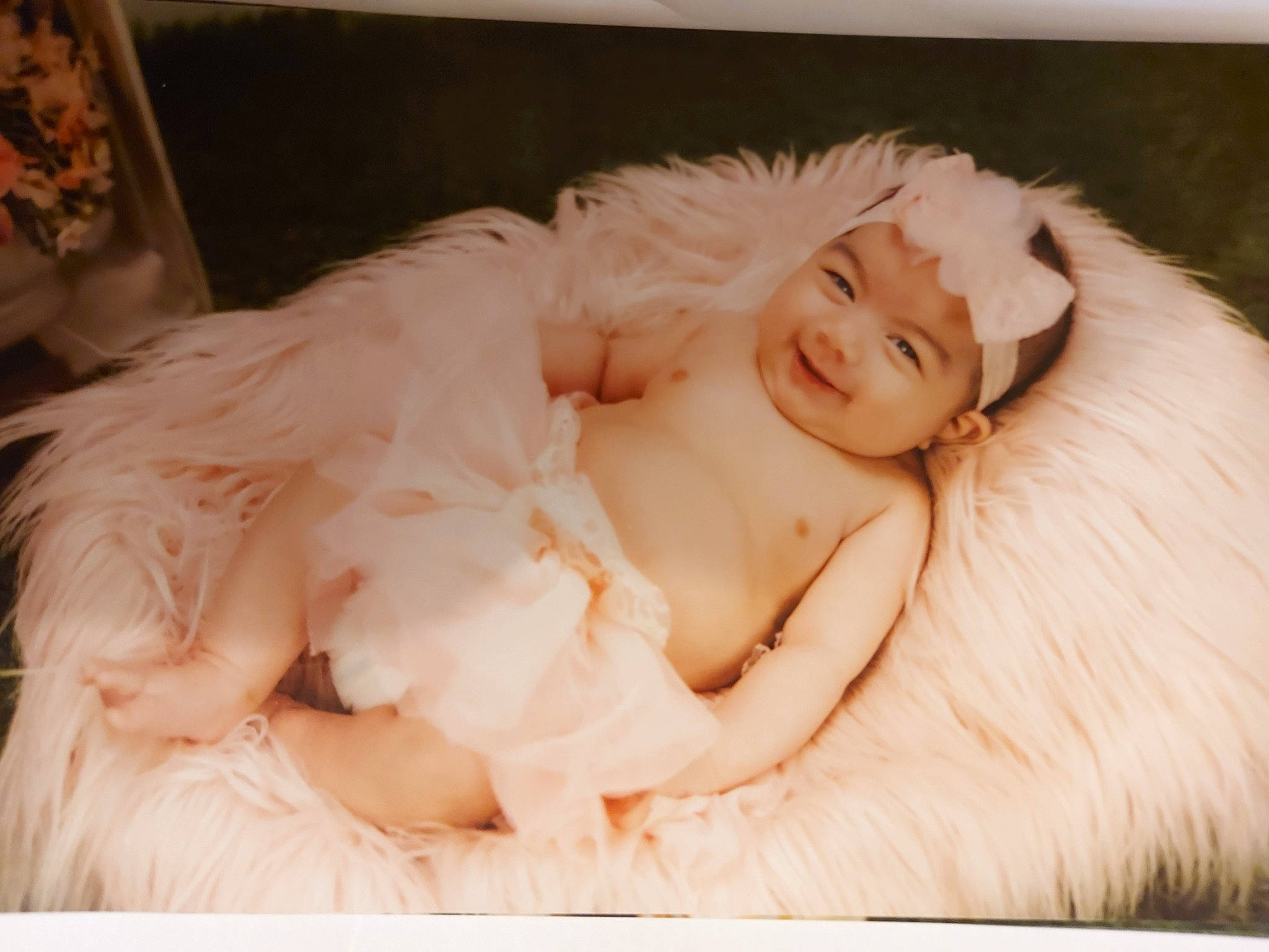 Alina joined the competition — help win amazing prizes! abdomen, bed, bed_sheet, bedding, bridal_accessory, chest, child, comfort, fashion_accessory, flash_photography, flesh, fun, fur, fur_clothing, gesture, happy, headpiece, headwear, joy, linens