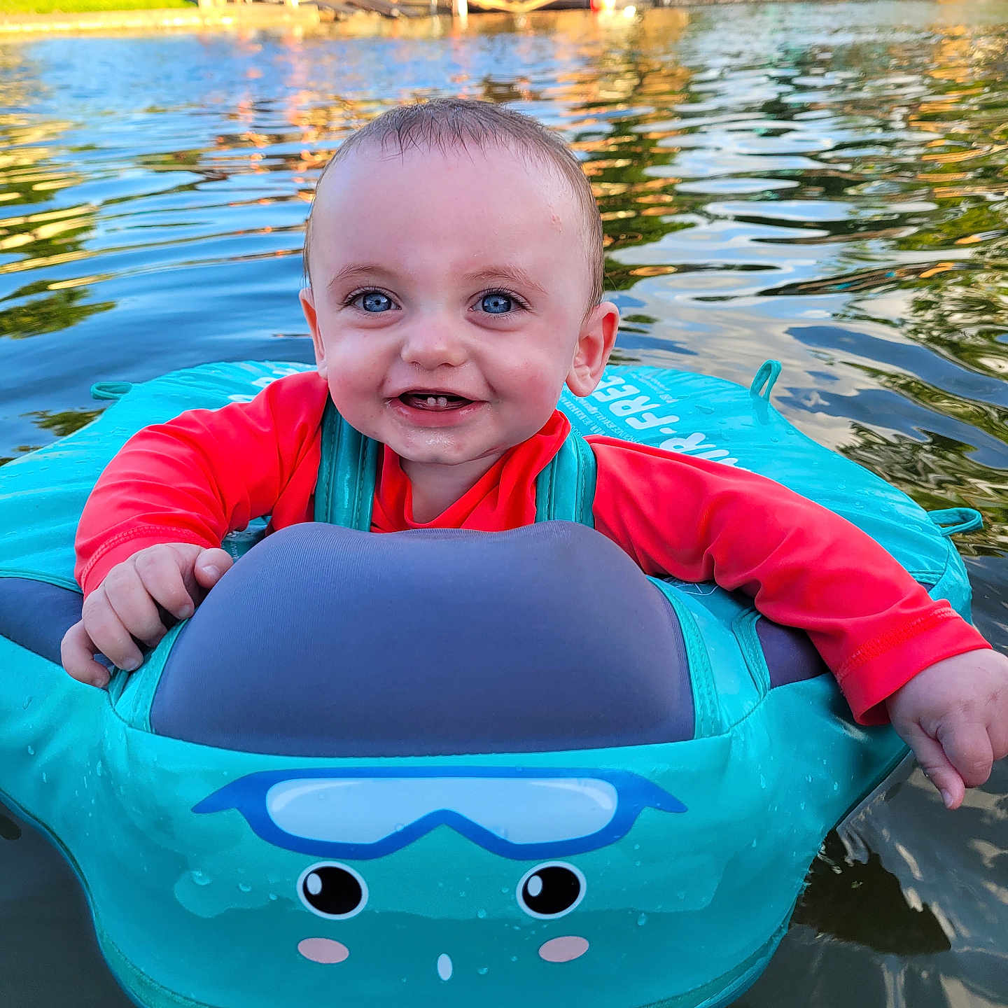 Zephyr joined the competition — help win amazing prizes! baby, clothing, face, head, lake, leisureactivities, lifejacket, nature, outdoors, person, photography, pool, portrait, sport, summer, swimming, swimmingpool, vest, water, watersports