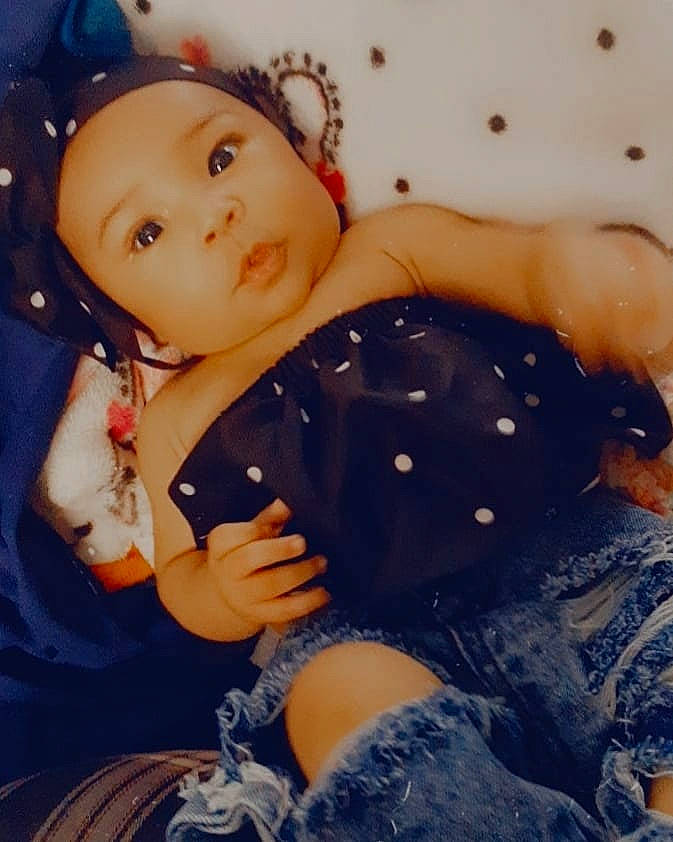 Ayanna joined the competition — help win amazing prizes! abdomen, brown_hair, cheek, chest, doll, eyelash, fashion_accessory, fawn, happy, human_leg, joint, lip, pattern, person, skin, textile, thigh, toy, trunk, vintage_clothing