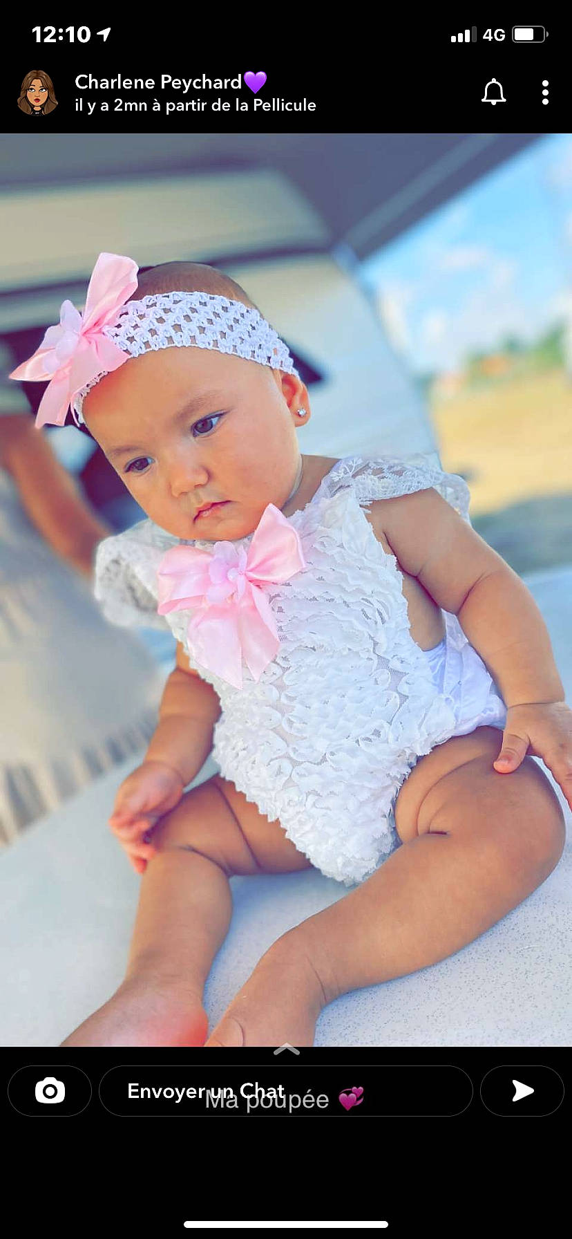 Kiara participe au concours pour gagner de l'argent avec cette photo : azure, baby, baby_toddler_clothing, cap, child, dress, finger, fun, grass, happy, hat, headgear, headwear, human_leg, magenta, person, pink, skin, sleeve, sun_hat