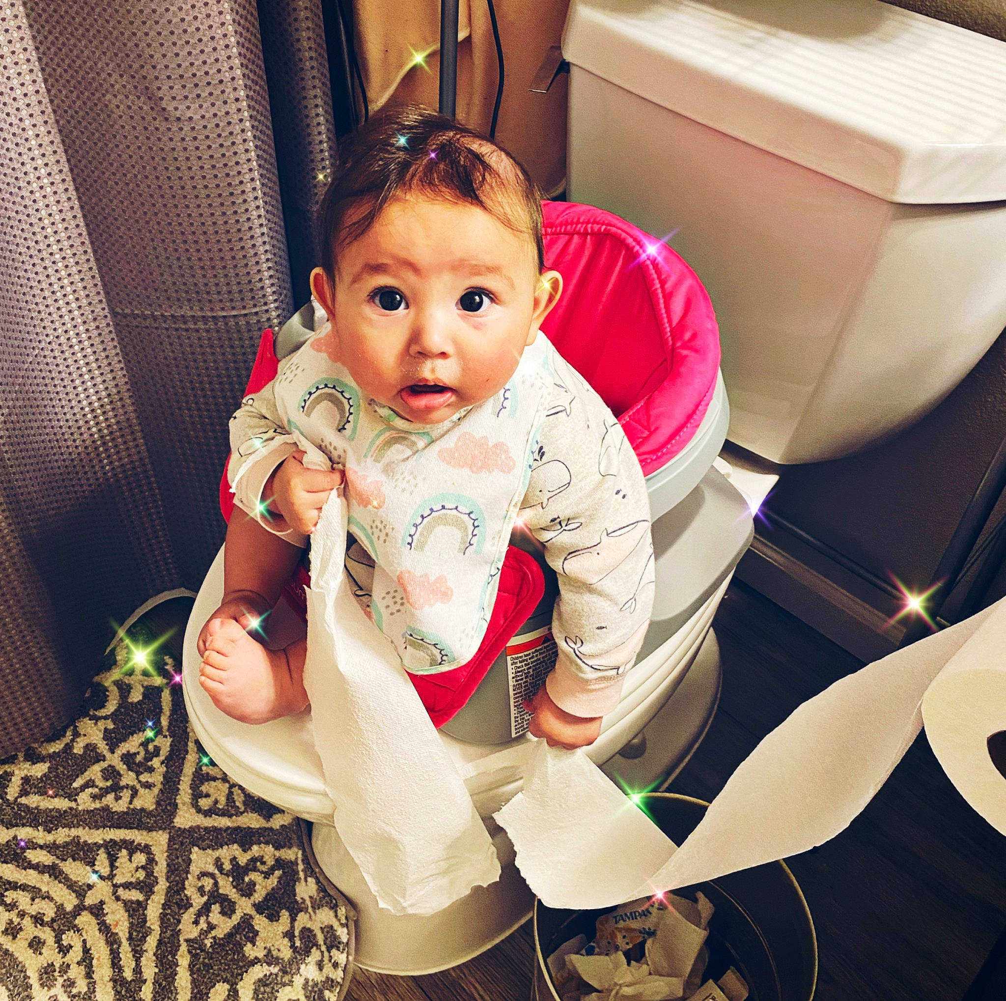 Solara joined the competition — help win amazing prizes! baby, baby_products, baby_safety, baby_toddler_clothing, car_seat, chair, child, comfort, flooring, fun, happy, human_leg, person, printer, room, service, shipping_box, sitting, sleeve, surprise