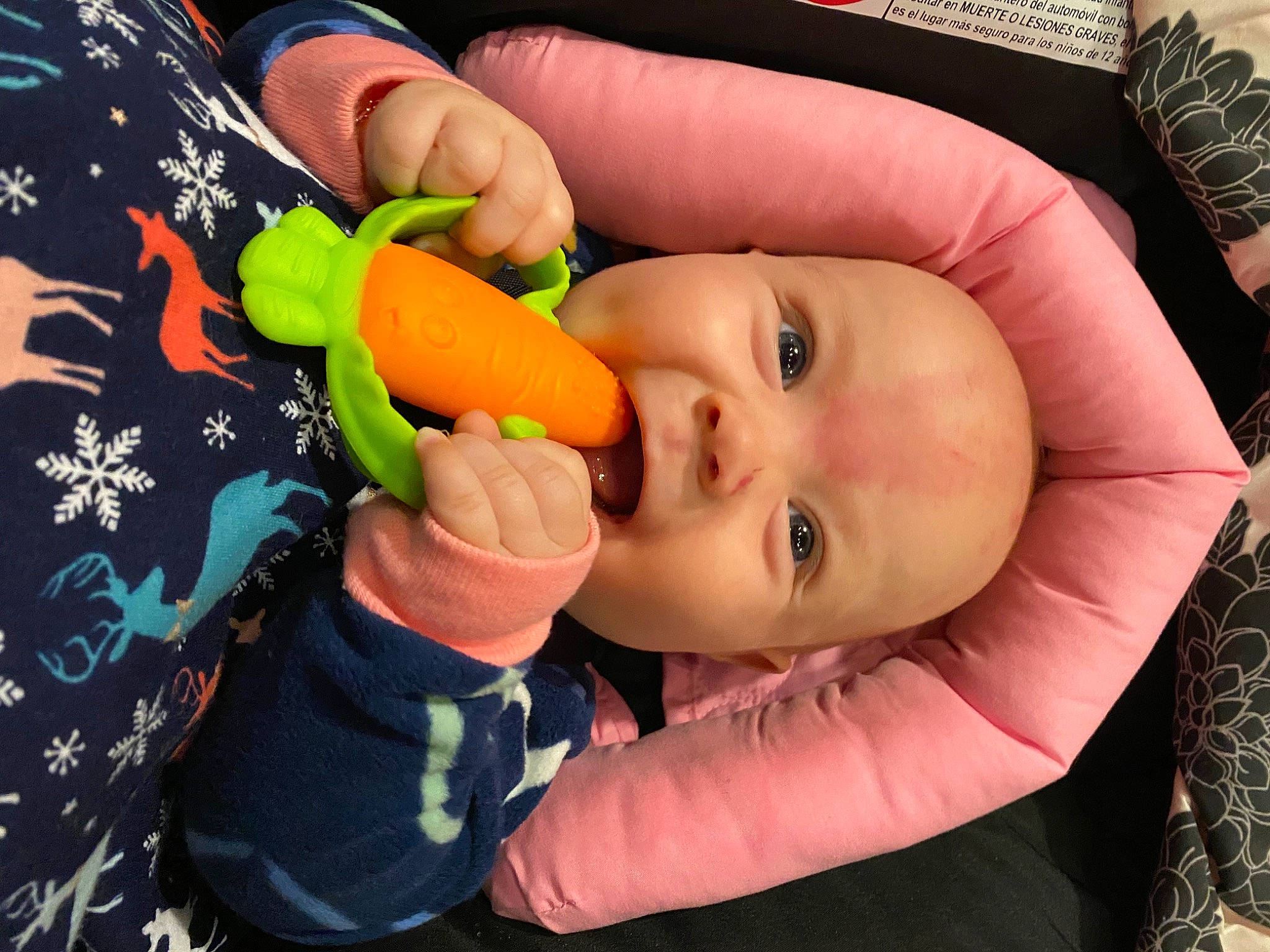 Leilani joined the competition — help win amazing prizes! baby, baby_products, child, finger, food, food_craving, fruit, fun, gesture, hand, happy, lip, mouth, nail, natural_foods, nose, person, plant, skin, thumb
